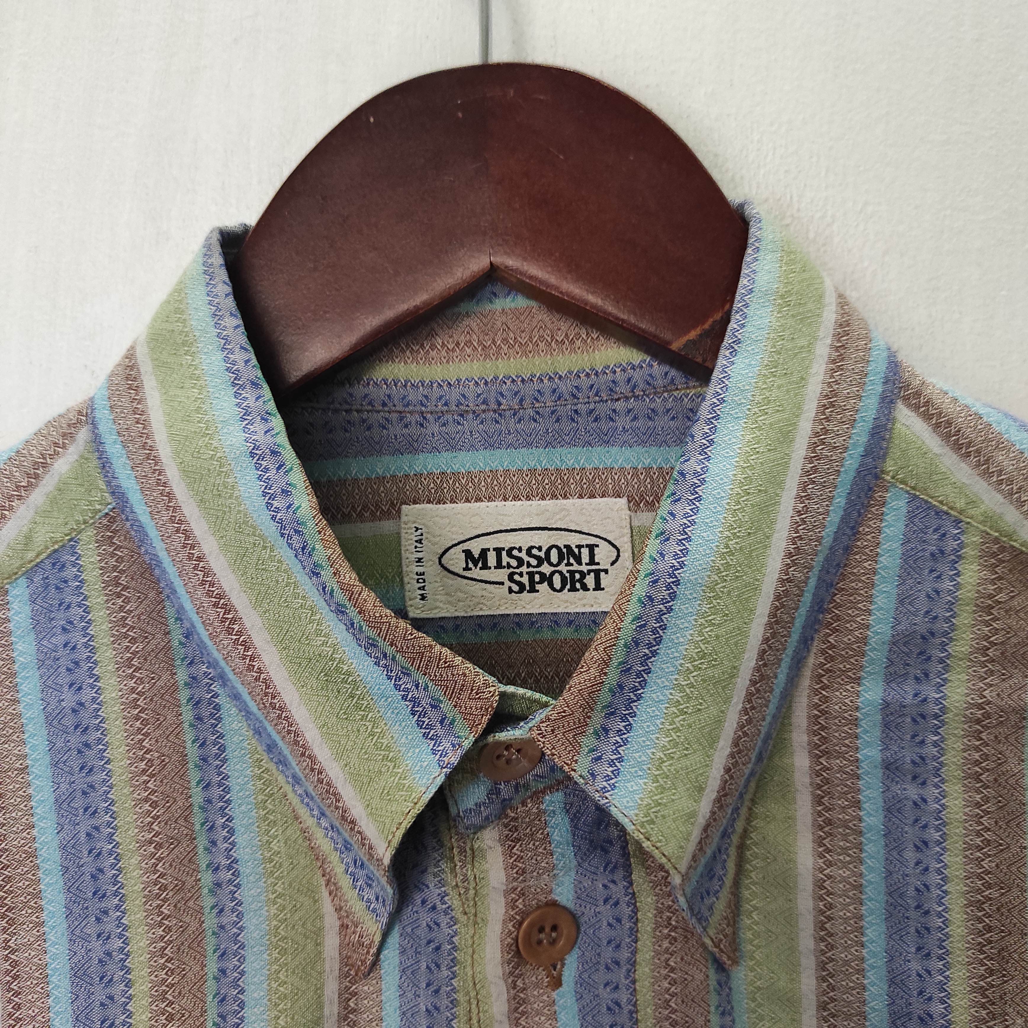Missoni Vintage Missoni Button Up Shirts Size US L / EU 52-54 / 3 - 8 Thumbnail