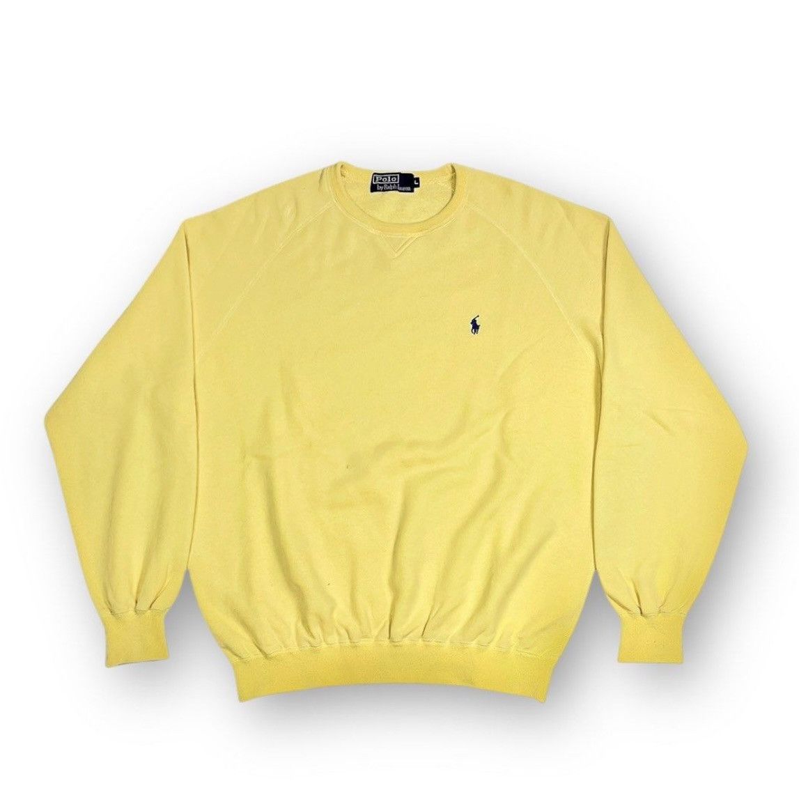 Polo Ralph Lauren Vintage Polo Ralph Lauren Yellow Knitwear Size US L / EU 52-54 / 3 - 1 Thumbnail
