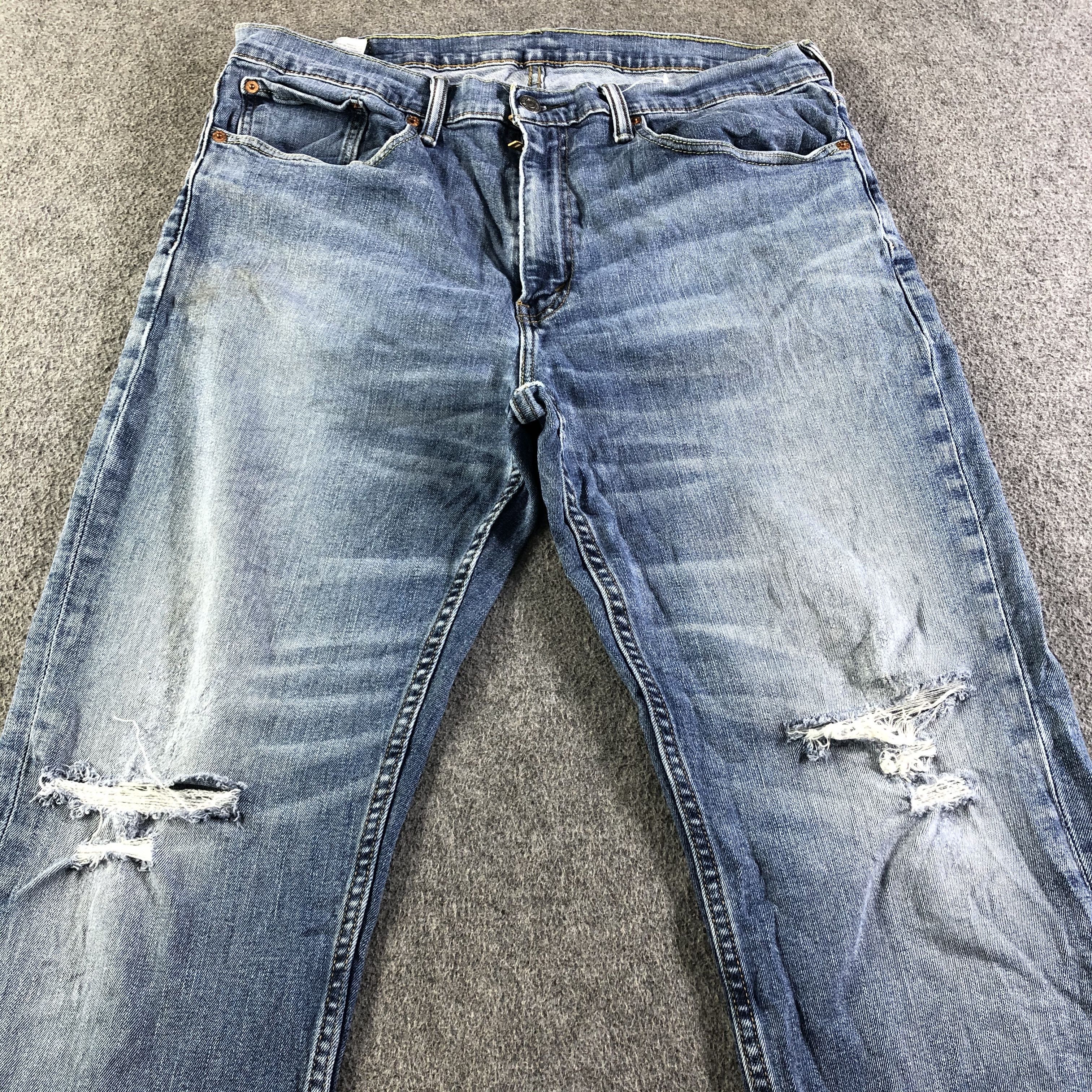 Levi's Vintage Blue Wash Levis 559 Jeans-J4327 Size US 35 - 3 Thumbnail