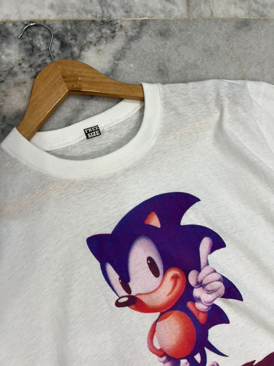 Cartoon Network Vintage 1990’s SEGASONIC THE HEDGEHOG shirt Size US L / EU 52-54 / 3 - 4 Thumbnail