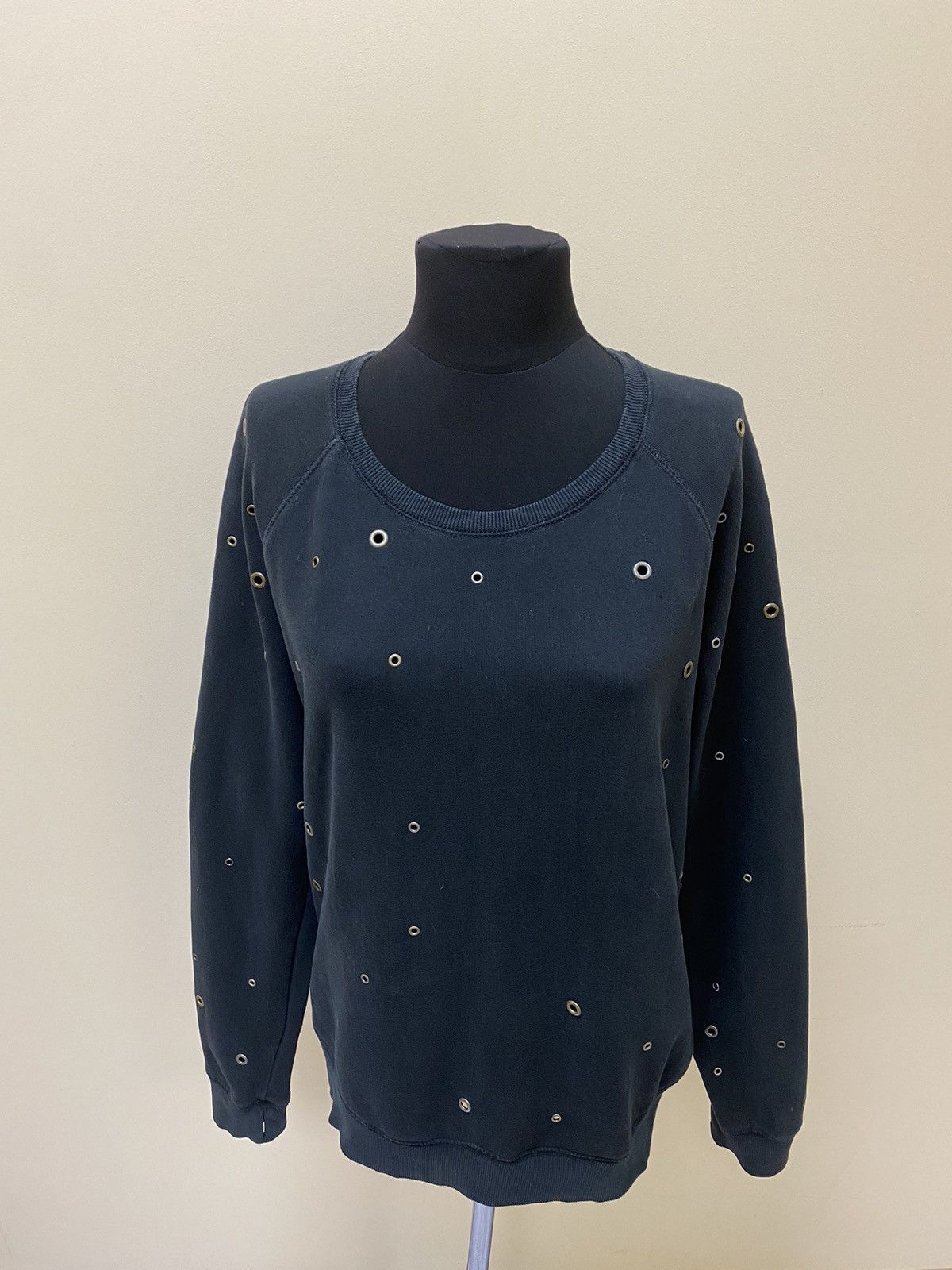Zadig & Voltaire Zadig Voltaire Womens Black Designer Long Sleeve Sweatshirt Size M / US 6-8 / IT 42-44 - 4 Thumbnail