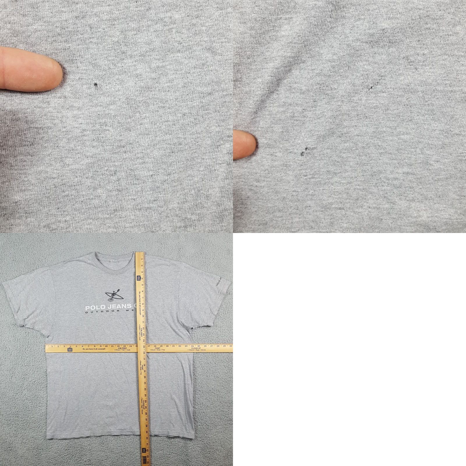 Ralph Lauren VINTAGE Ralph Lauren Polo Jeans Co T-Shirt Men XL Gray 90s Retro Outdoor Camping Boating Size US XL / EU 56 / 4 - 8 Thumbnail