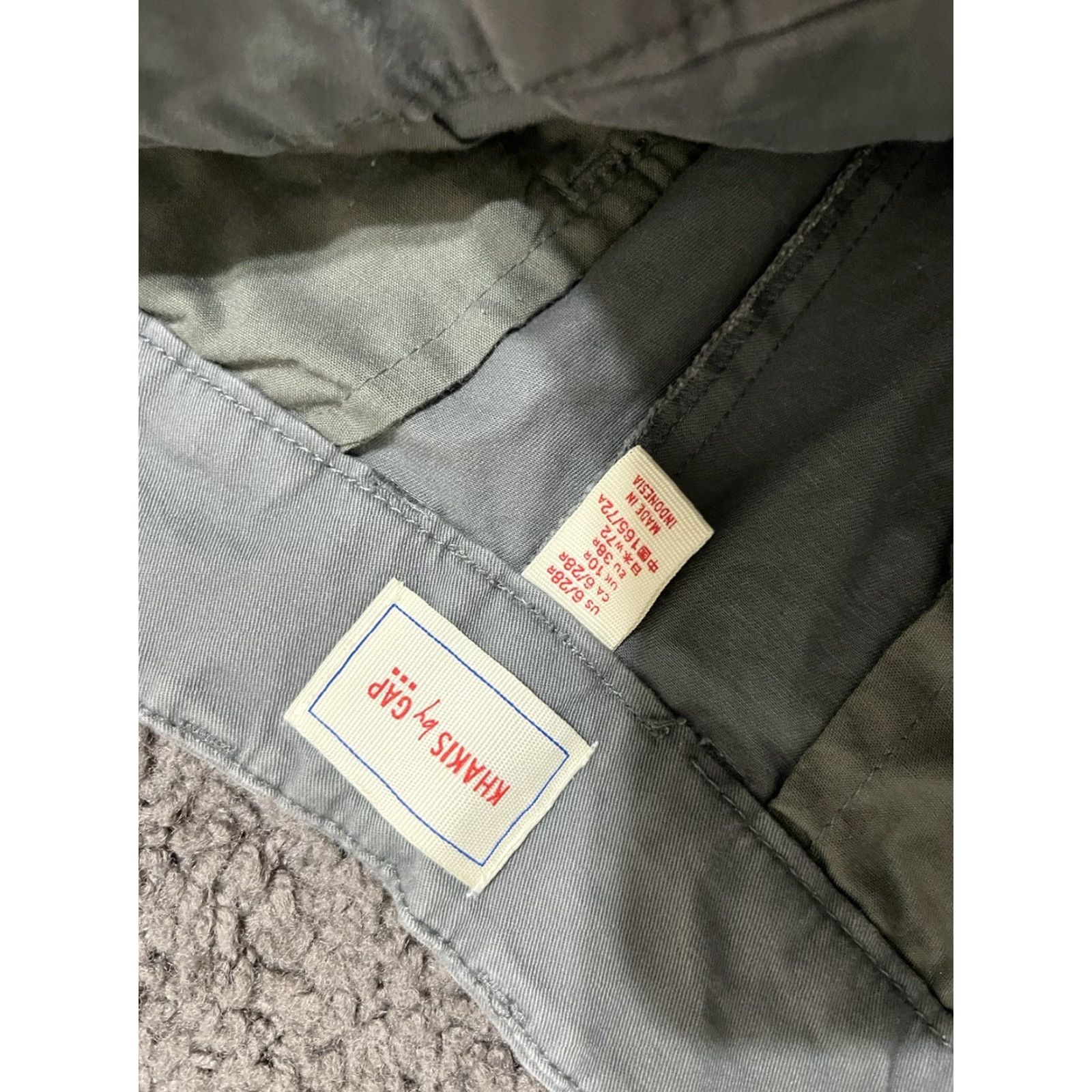 Gap Gap Khakis Pants Women 6 Gray Bootcut Chino Stretch Size 28" / US 6 / IT 42 - 5 Thumbnail