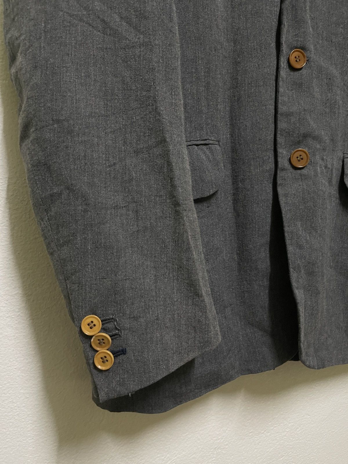 STILL BY HAND Still By Hand Blazer Linen Japan Size 50S - 3 Thumbnail