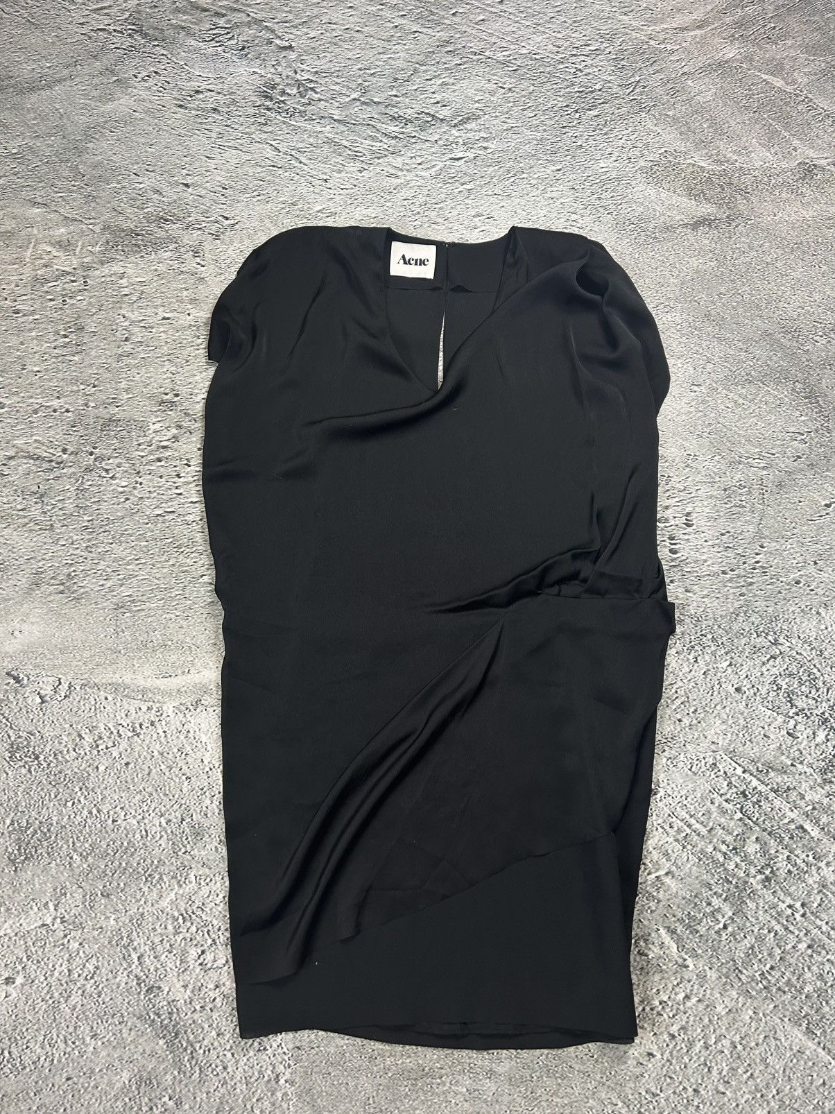 Acne dress black Mallory PSS12 vintage avant garde