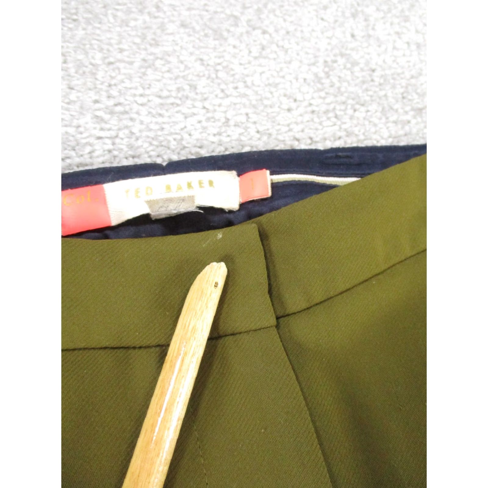 Ted Baker VINTAGE Ted Baker Dress Pants Womens 1 Brown Side Stripe Slacks Size 25" / US 0 / IT 36 - 3 Thumbnail