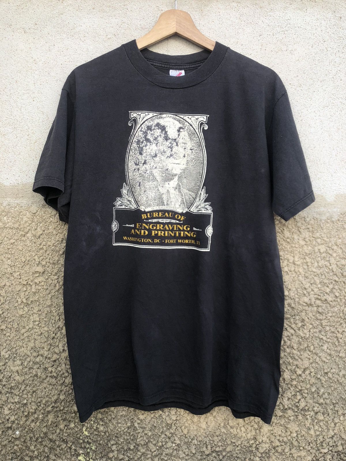 Jerzees × Vintage Vintage 90s Washington "The Buck Starts Here" Tshirt Size US L / EU 52-54 / 3 - 2 Thumbnail