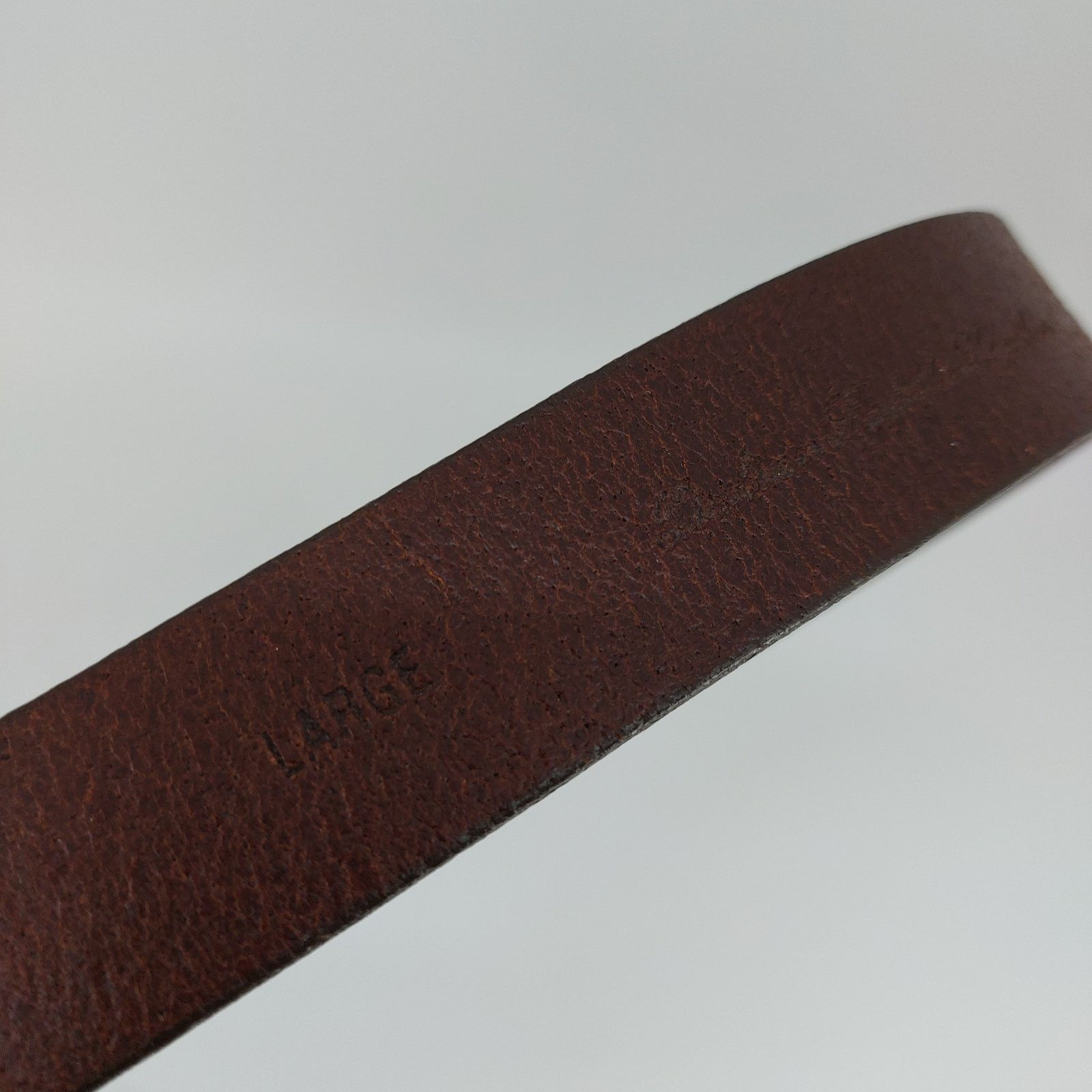 Other Talbots Italian Saddle Leather Belt Brown Wicker L Size ONE SIZE - 6 Thumbnail