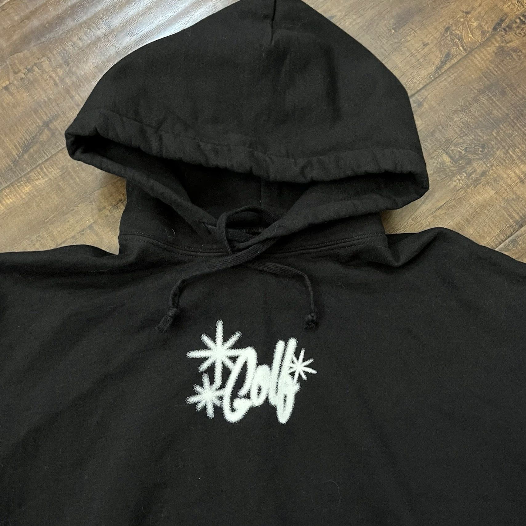 Golf Wang GOLF WANG Black Pullover Hoodie Spellout Mens Medium Tyler the Creator Size US M / EU 48-50 / 2 - 5 Thumbnail
