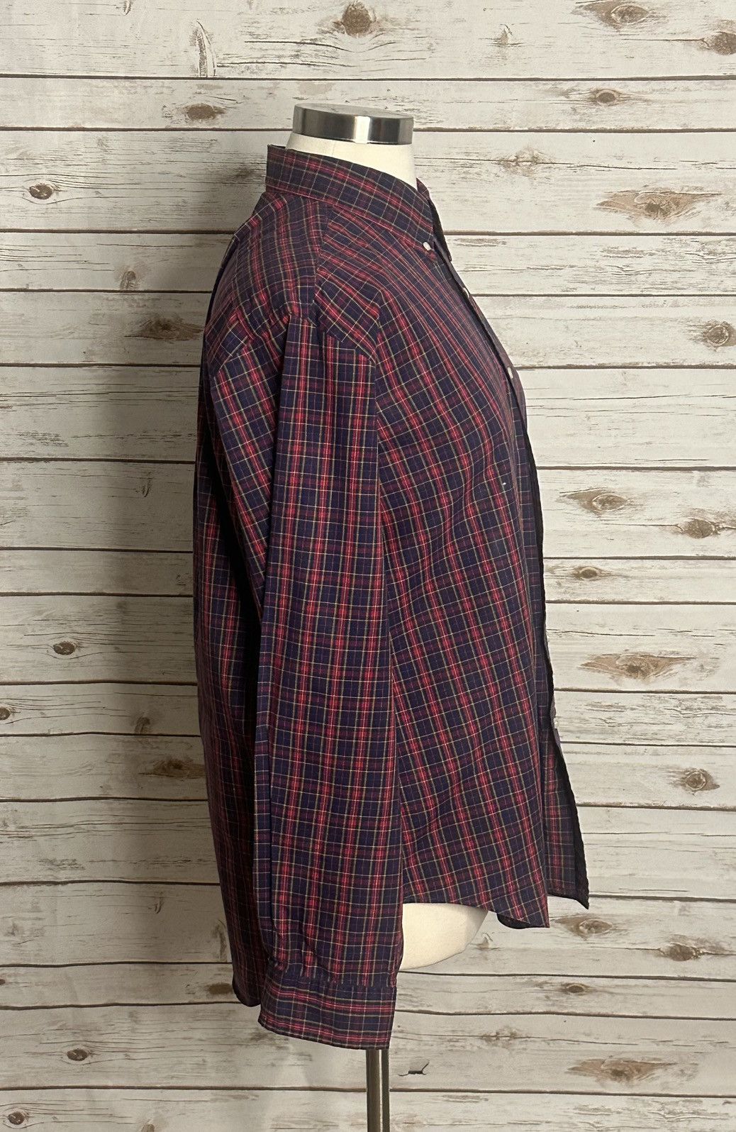 Ralph Lauren Ralph Lauren Classic Fit red/navy plaid button-down shirt Size US XL / EU 56 / 4 - 5 Thumbnail
