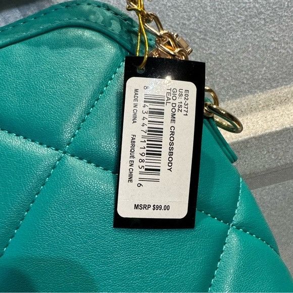 Bebe NWT BEBE GIO DOME TEAL CROSSBODY Size ONE SIZE - 6 Thumbnail