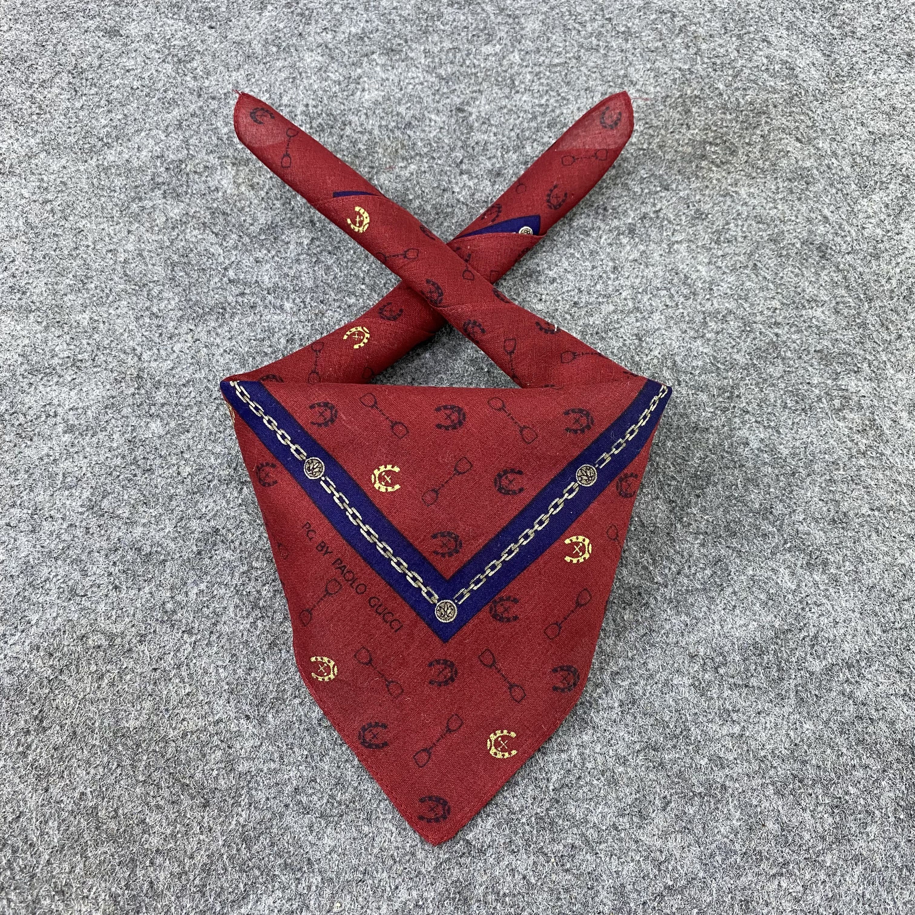 Paolo Gucci Paolo Gucci Handkerchief / Bandana / Neckerchief-B1154 Size ONE SIZE - 2 Thumbnail
