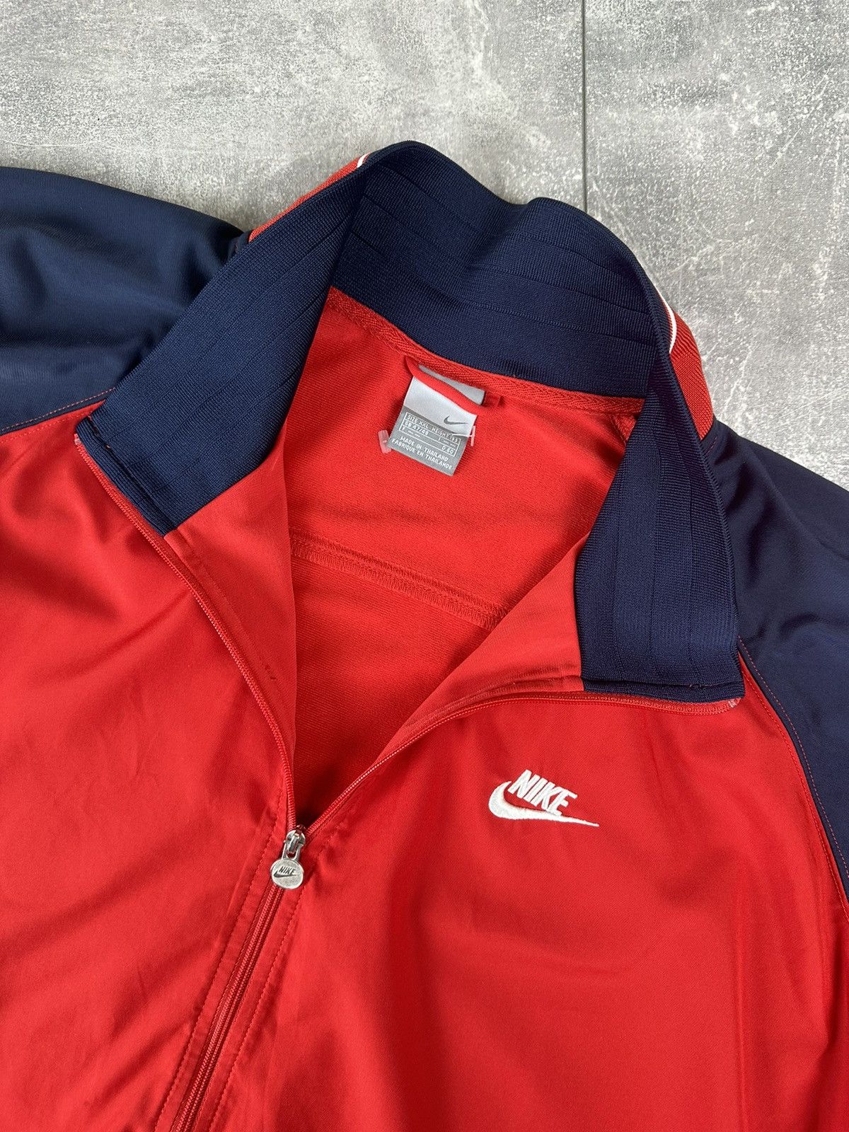 Nike Nike Track-Top Small Swoosh Full Zip Up Light Jacket Size US XXL / EU 58 / 5 - 9 Thumbnail