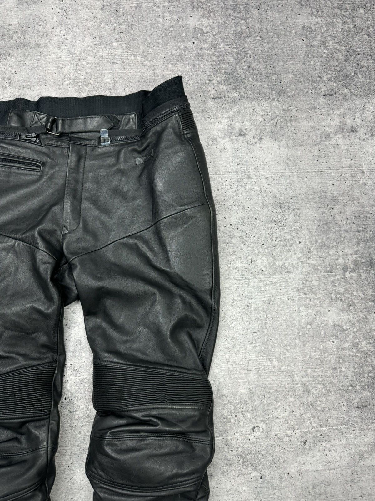 Genuine Leather × Vintage Vintage Y2K Style Moto Bike Racing Genuine Leather Pants Size US 38 / EU 54 - 8 Thumbnail