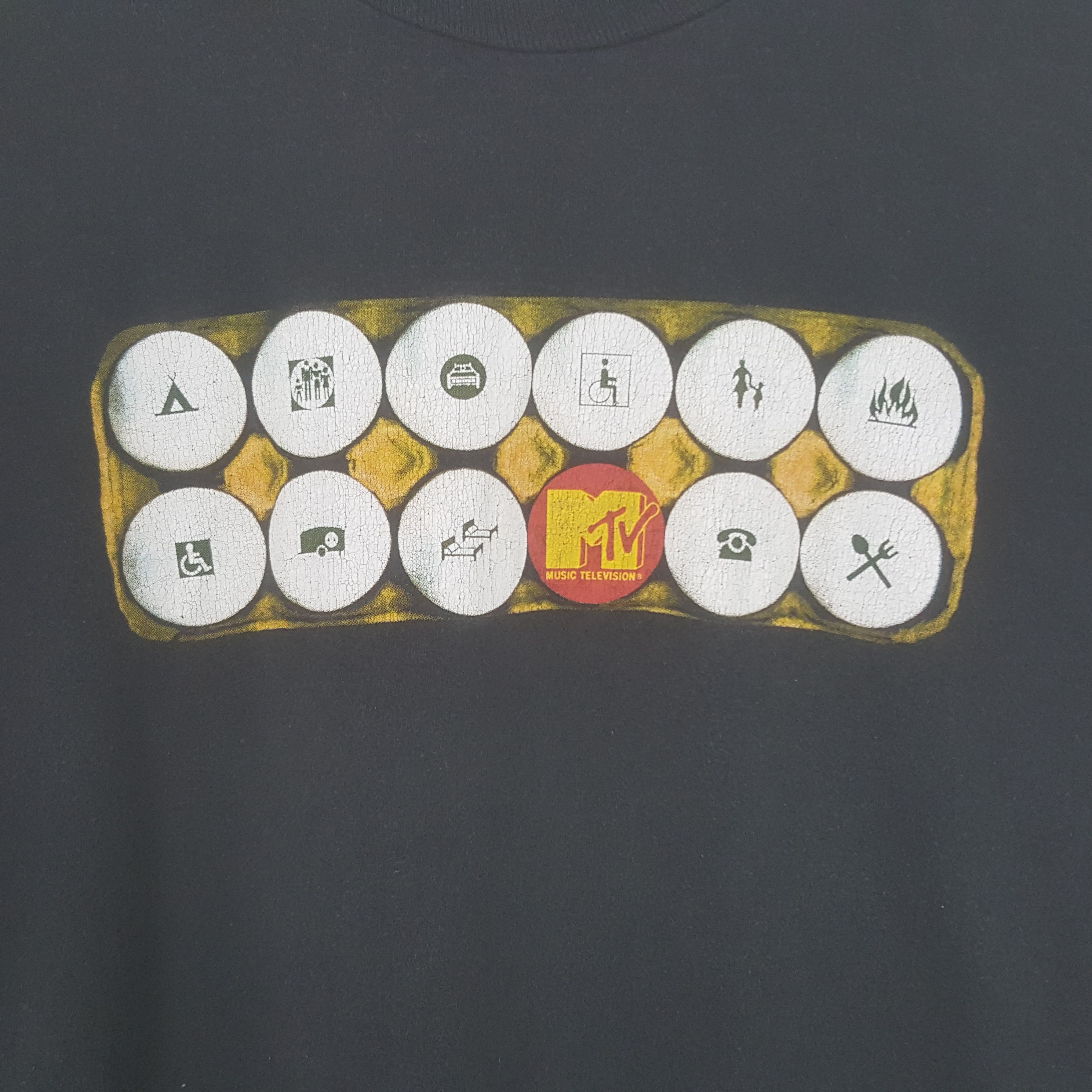 Mtv × Vintage Vintage MTV T-shirt Size US L / EU 52-54 / 3 - 2 Thumbnail
