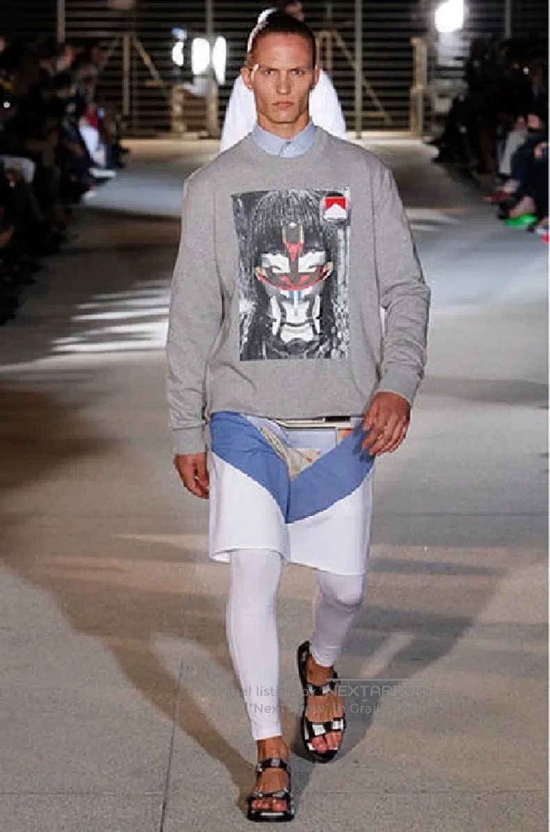 Givenchy Givenchy Gray Native American braid print sweatshirt Size US XXS / EU 40 - 7 Thumbnail