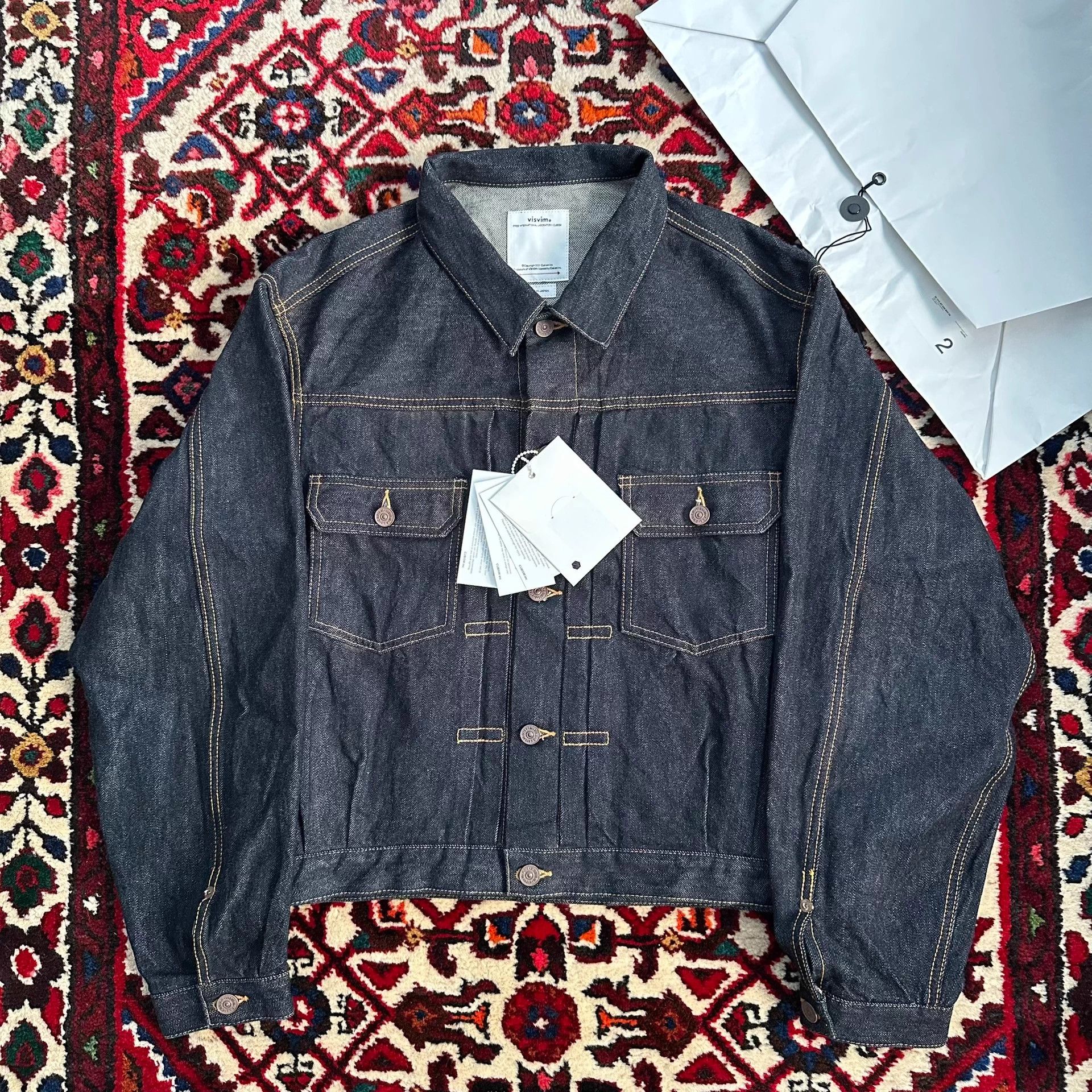 Visvim visvim 25SS 101X JKT MUD Dyed Denim Jacket - Size 2 Size US M / EU 48-50 / 2 - 1 Thumbnail
