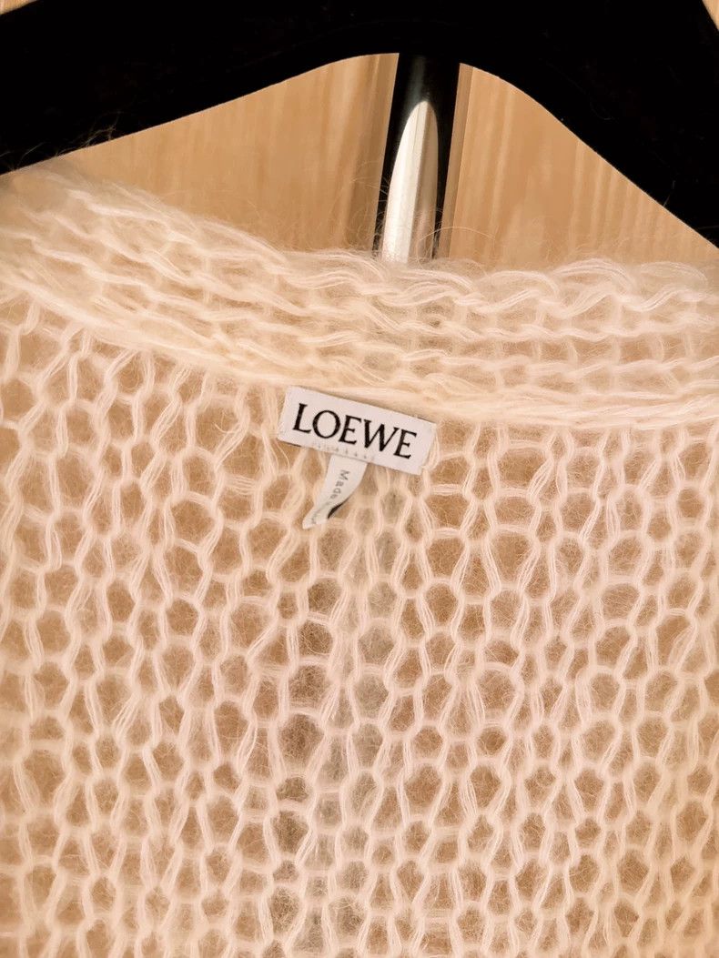 Loewe LOEWE Super large logo horsehair knit sweater Size M / US 6-8 / IT 42-44 - 8 Thumbnail