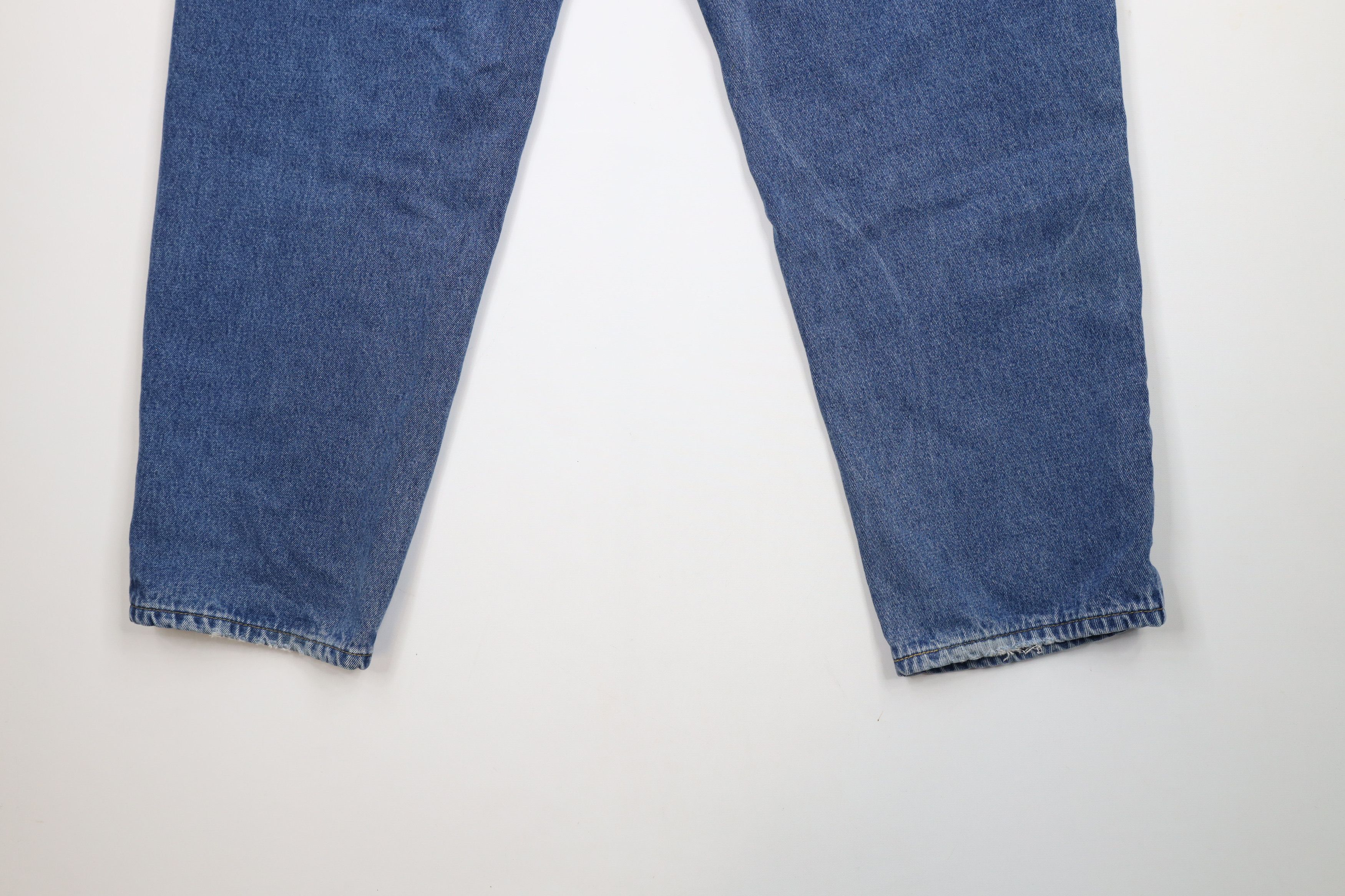 Cabelas × Vintage Vintage Cabelas Heavyweight Flannel Lined Denim Jeans Blue Size US 42 / EU 58 - 12 Thumbnail