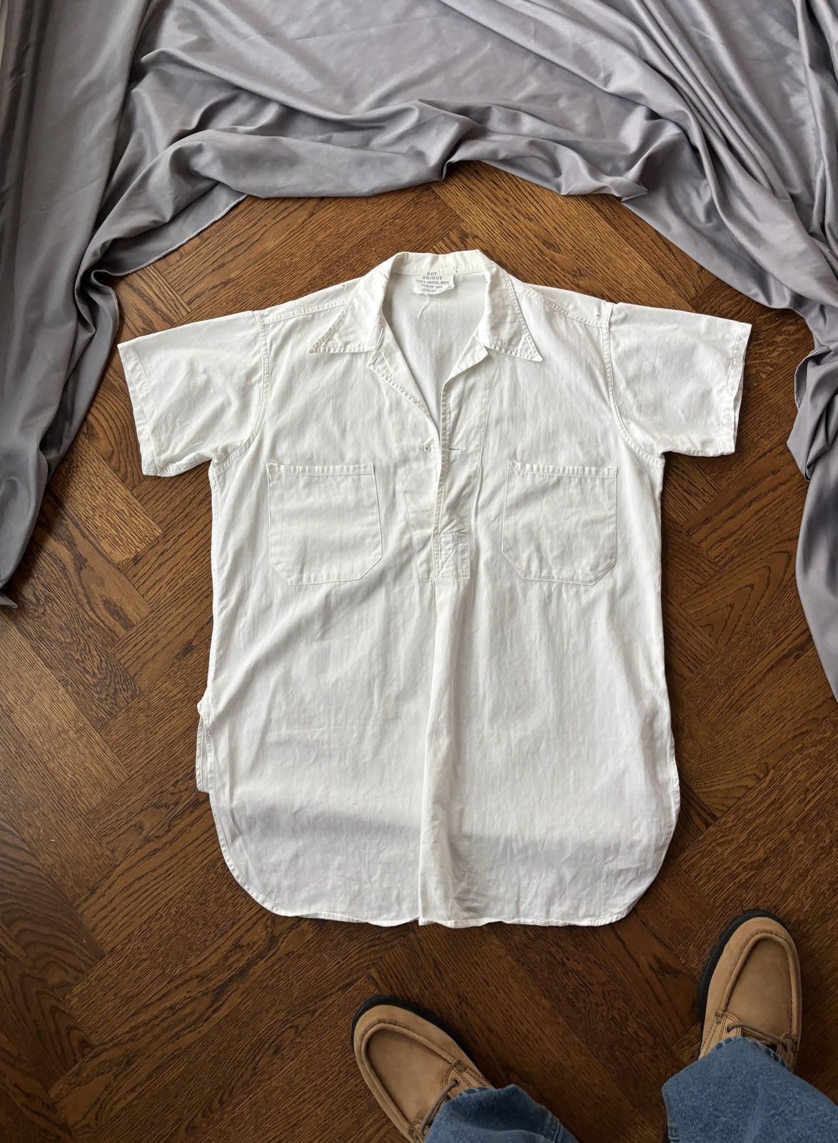 Vintage 1950s RCN Tropical Issue Shortsleeve True Vintage Service M Size US M / EU 48-50 / 2 - 8 Thumbnail