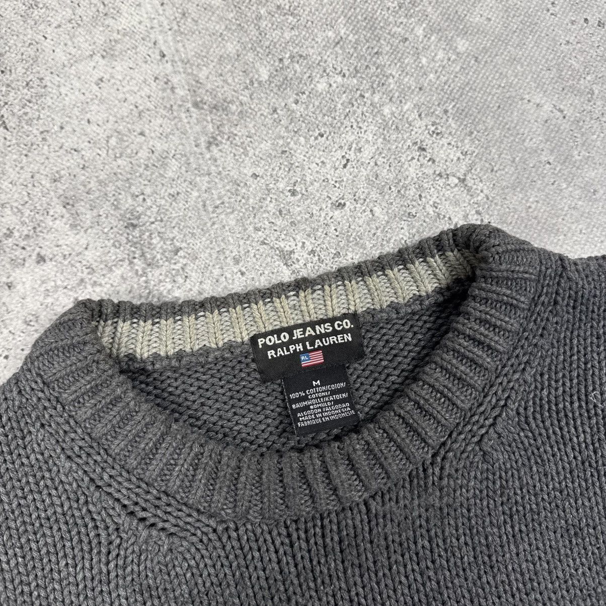 Polo Ralph Lauren Polo Jeans Co. Ralph Lauren Big Logo Knitted Cotton Sweater Size US M / EU 48-50 / 2 - 7 Thumbnail