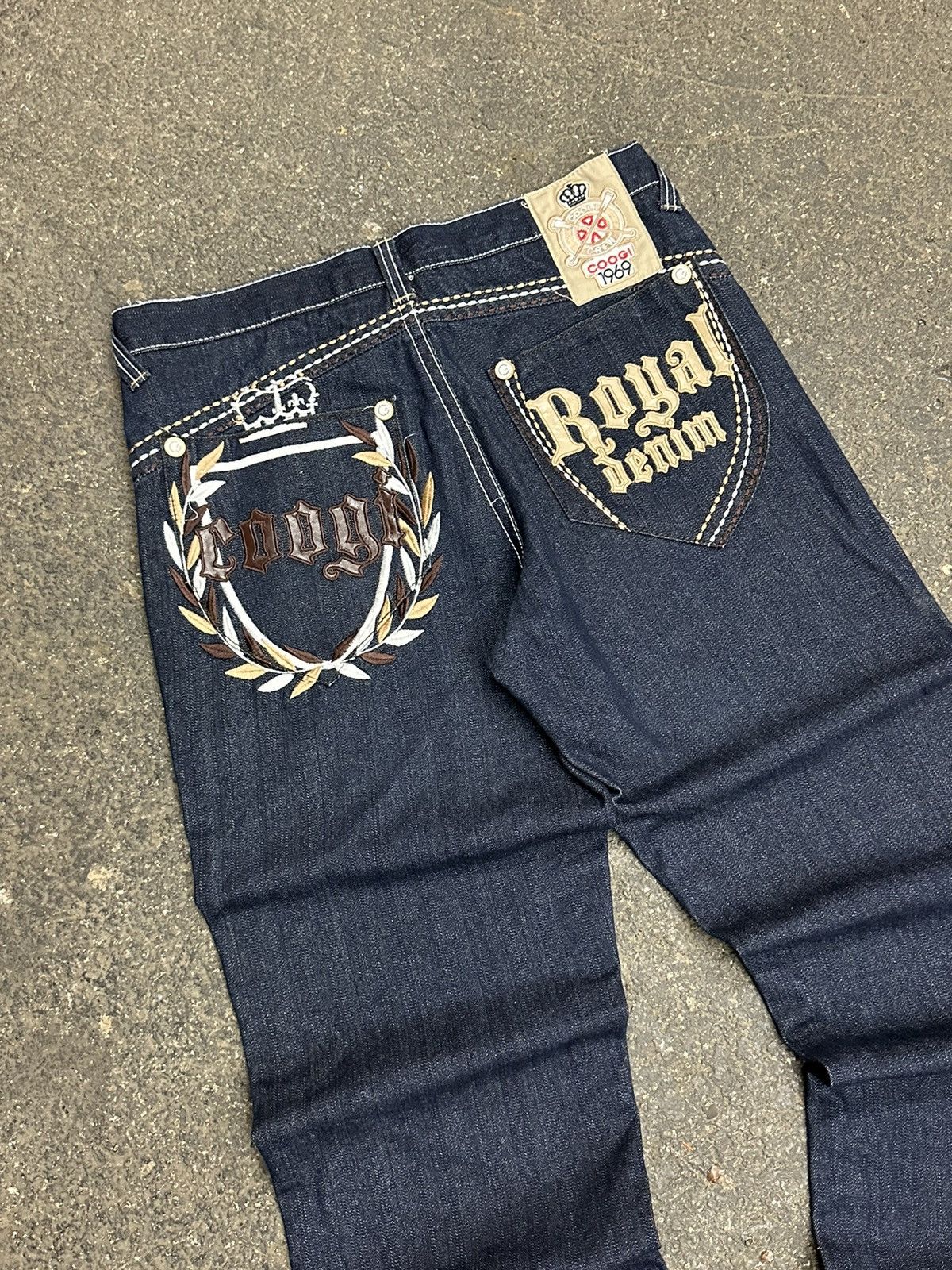 Coogi × Vintage Y2k baggy fit coogi embroidered denim hip hop skater hype Size US 34 / EU 50 - 3 Thumbnail