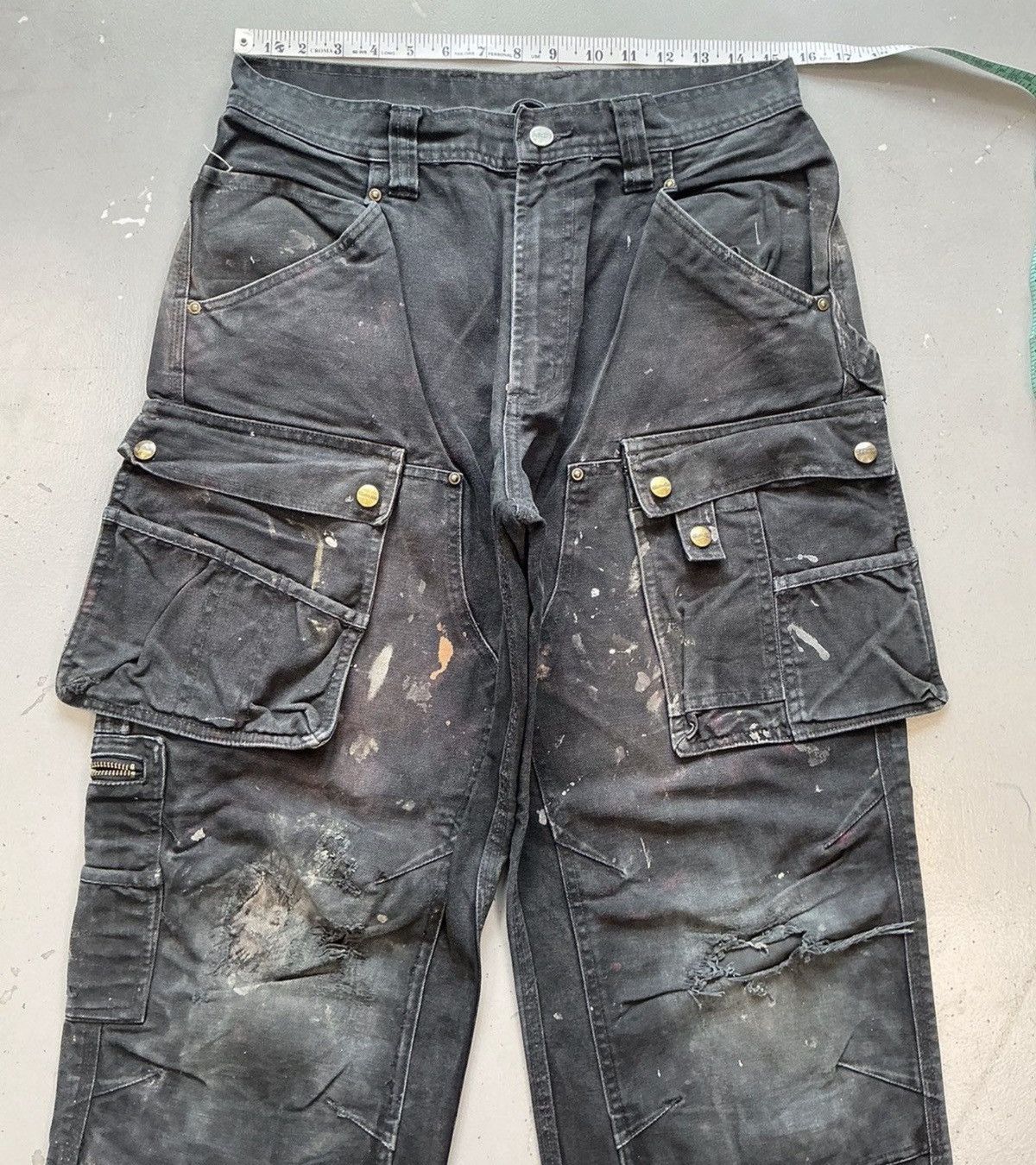 Carhartt Vintage carhartt b01 blk double knee denim Size US 31 - 3 Thumbnail
