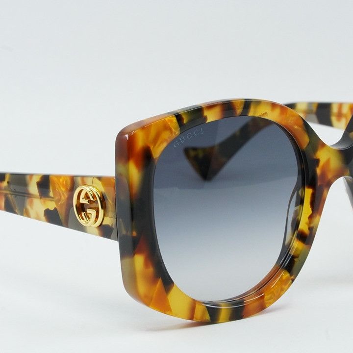 Gucci Gucci GG1257S 004 Women Sunglasses Havana Butterfly Frame Size ONE SIZE - 9 Thumbnail