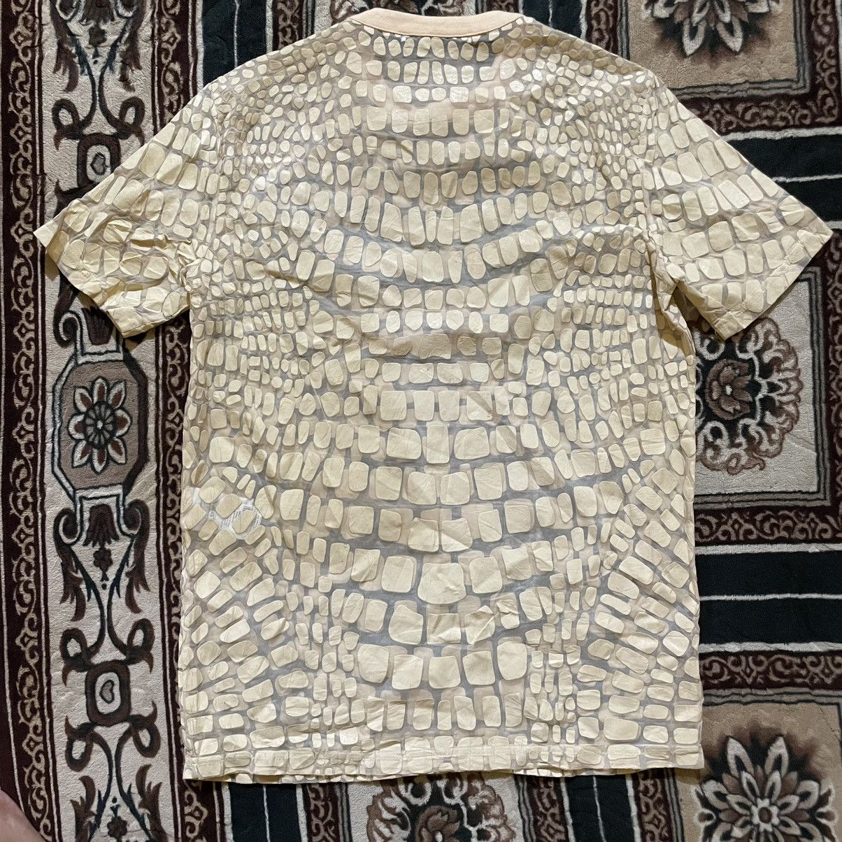 Givenchy GIVENCHY Paris by Riccardo Tisci Croc-Effect Sheer Silk Mesh Size L / US 10 / IT 46 - 18 Thumbnail
