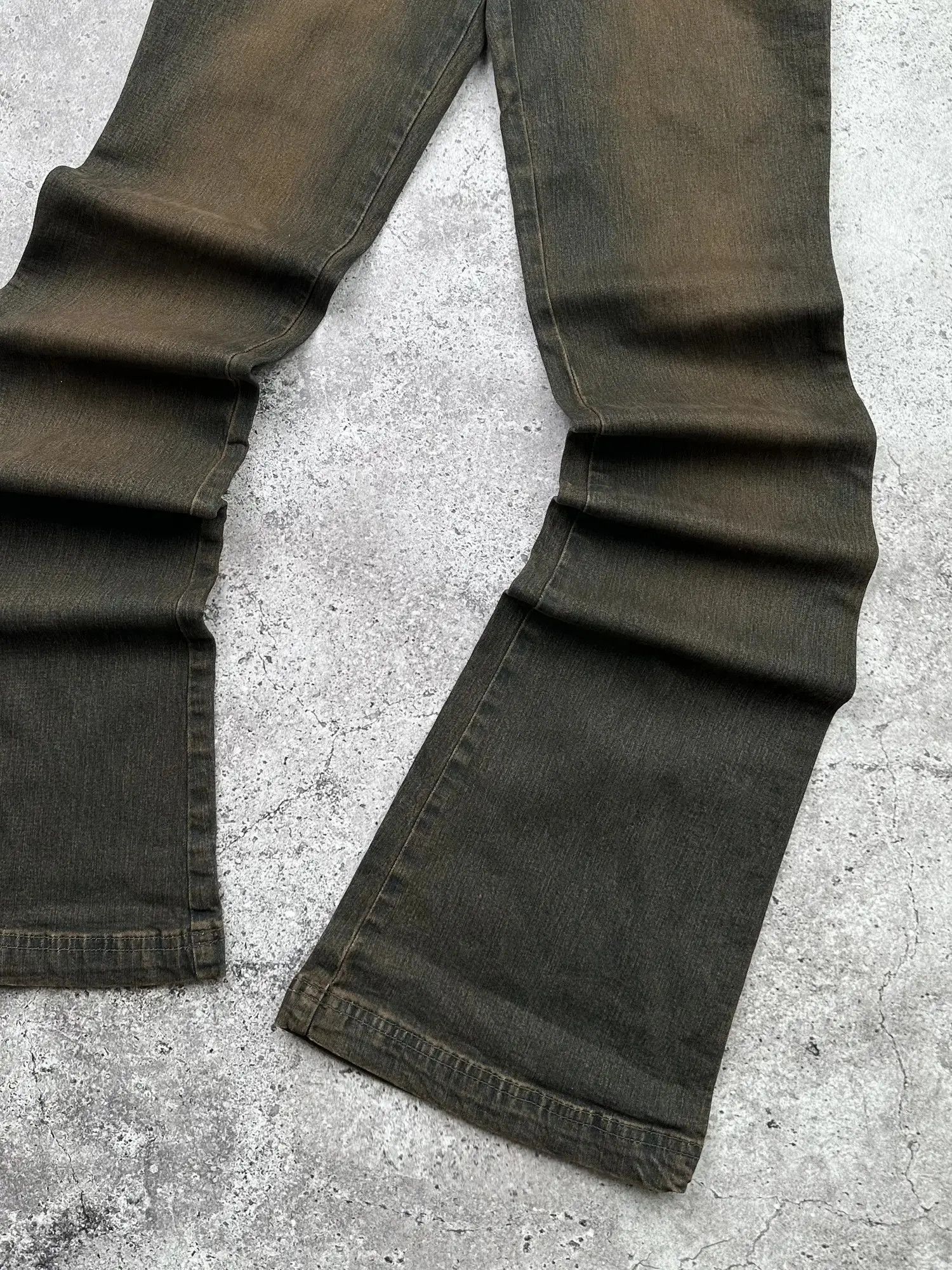 Japanese Brand Vintage Flare Faded Jeans C544(V265) Size 25" / US 0 / IT 36 - 4 Thumbnail