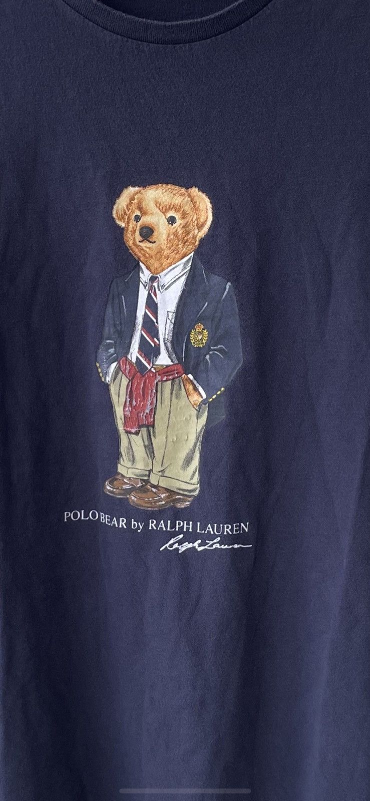 Polo Ralph Lauren × Ralph Lauren T-Shirt Polo Bear by Ralph Lauren Tee Big Logo Y2K Size US L / EU 52-54 / 3 - 6 Thumbnail