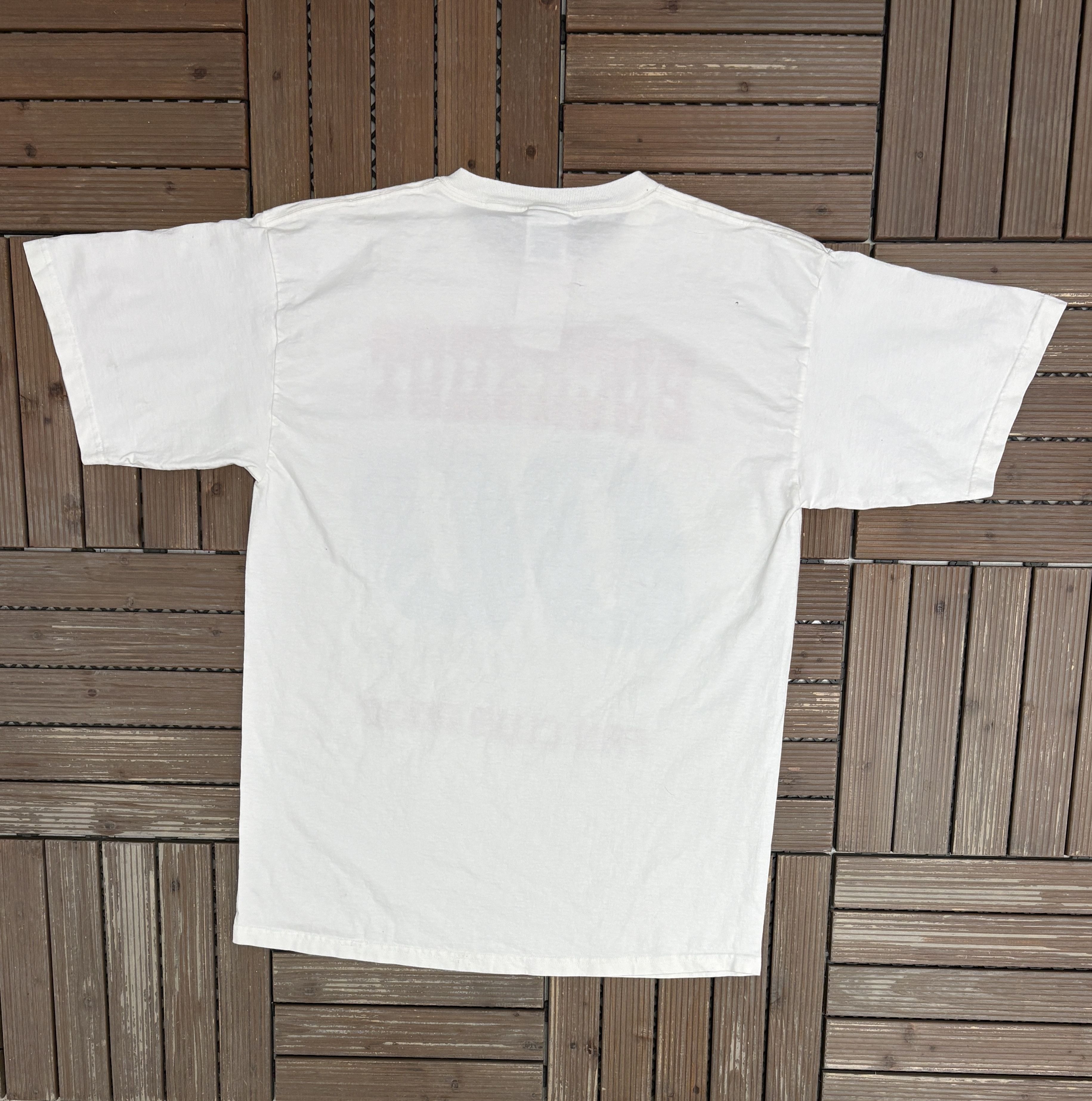 Vintage Buckshot Racing Fan Club Vintage White T-Shirt Tee Size US XL / EU 56 / 4 - 4 Thumbnail