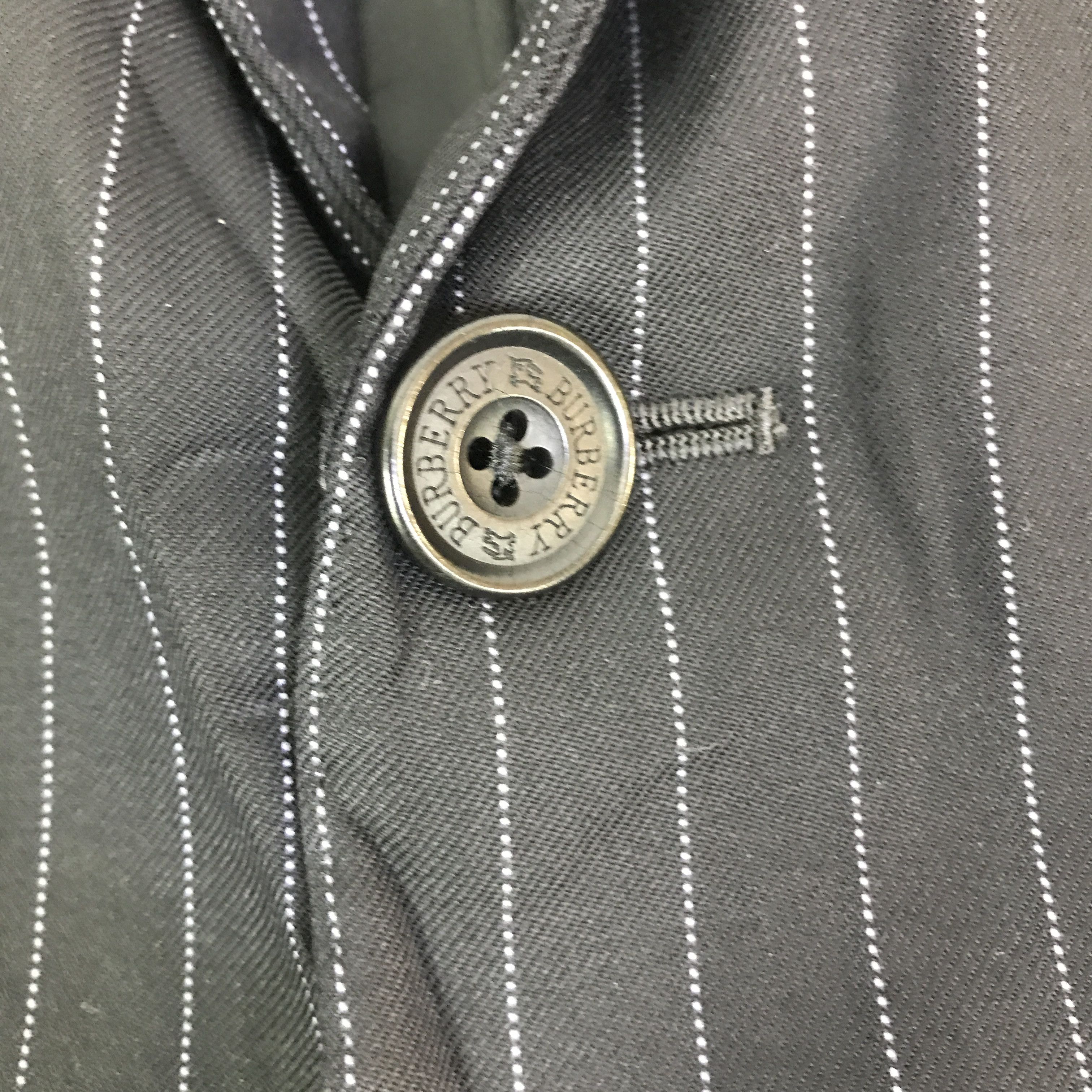 Burberry BURBERRY STRIPED BLACK LABEL BLAZER COAT JACKET K126B10 Size US L / EU 52-54 / 3 - 9 Thumbnail