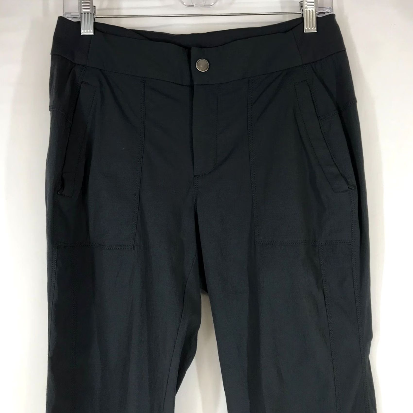 Athleta WOMEN'S GRAY ATHLETA JOGGER PANTS 6 NYLON BLEND Size 28" / US 6 / IT 42 - 2 Thumbnail