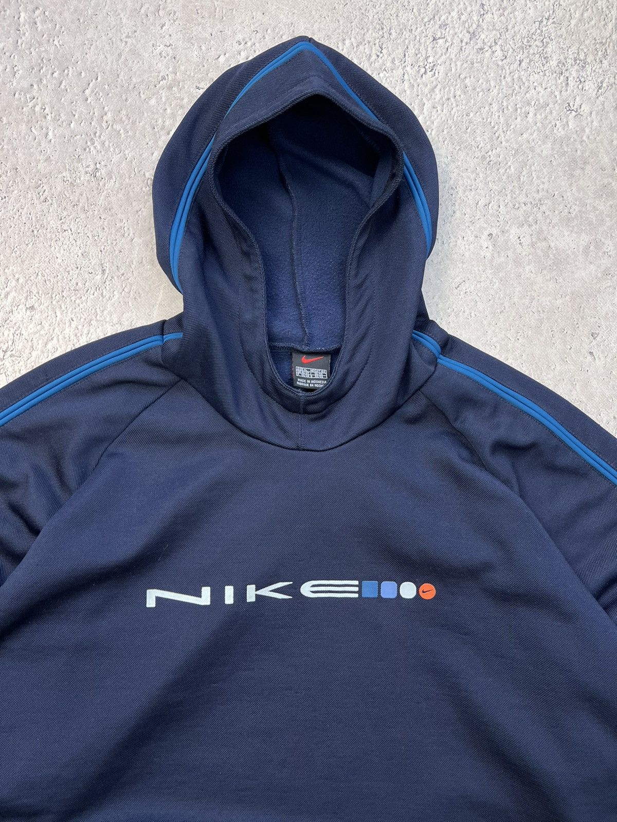 Nike × Vintage NIKE VINTAGE CENTER LOGO OVERSIZE BOXY ZIP HOODIE Size US XL / EU 56 / 4 - 3 Thumbnail