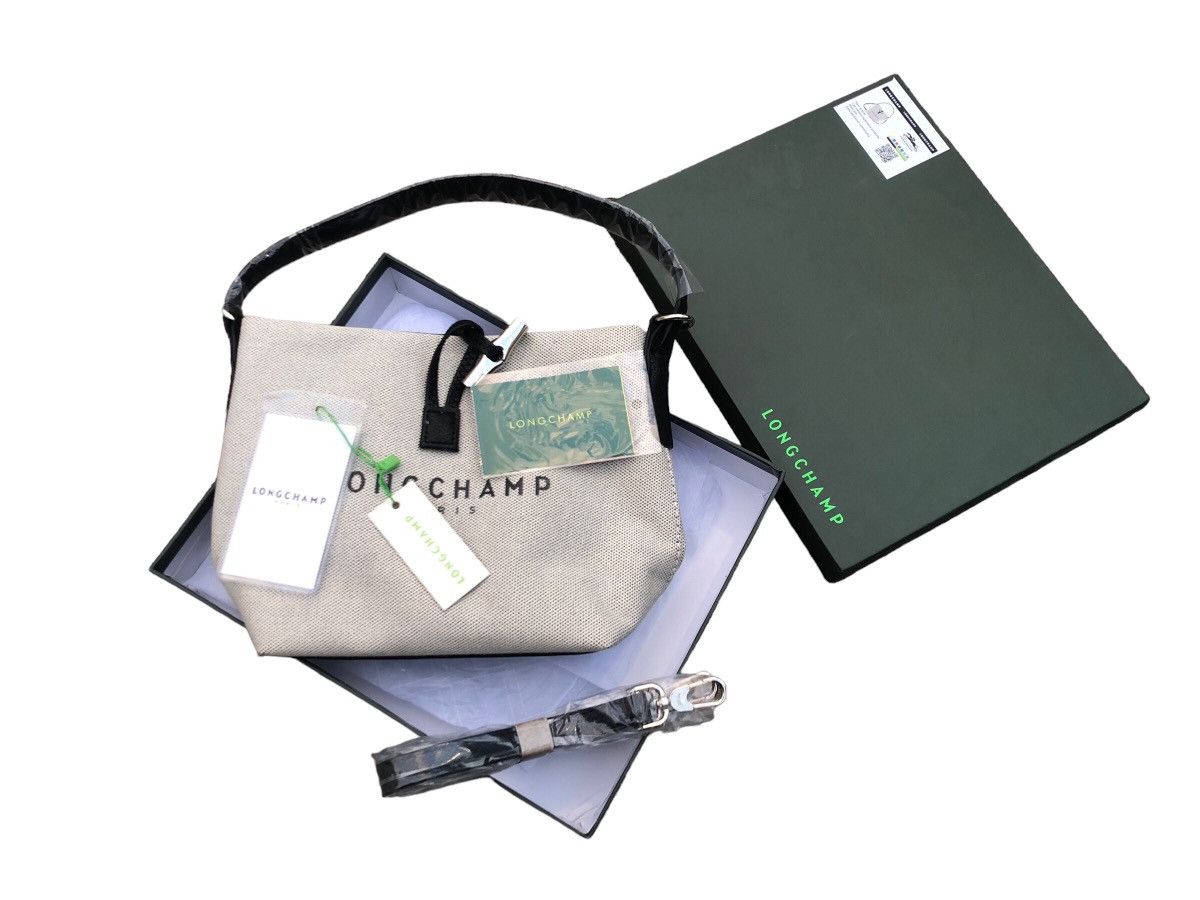 Longchamp 🔥LONGCHAMP Roseau Pliage Crossbody Essential Bag Ecru BNWB Size ONE SIZE - 12 Thumbnail