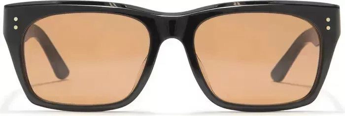 Celine Celine CL40060F 01J Square Sunglasses Black/Brown Lens Size ONE SIZE - 4 Thumbnail