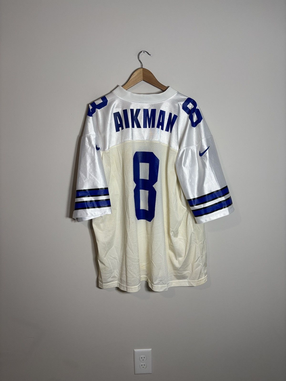 Nike Vintage Nike Team NFL Dallas Cowboys Troy Aikman Jersey XXL Size US XXL / EU 58 / 5 - 5 Thumbnail