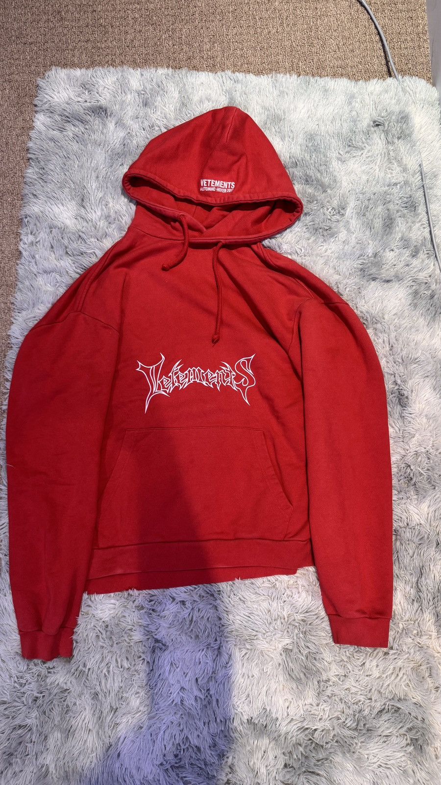 Vetements Vetements Seoul Exclusive Metal Hoodie Red (S