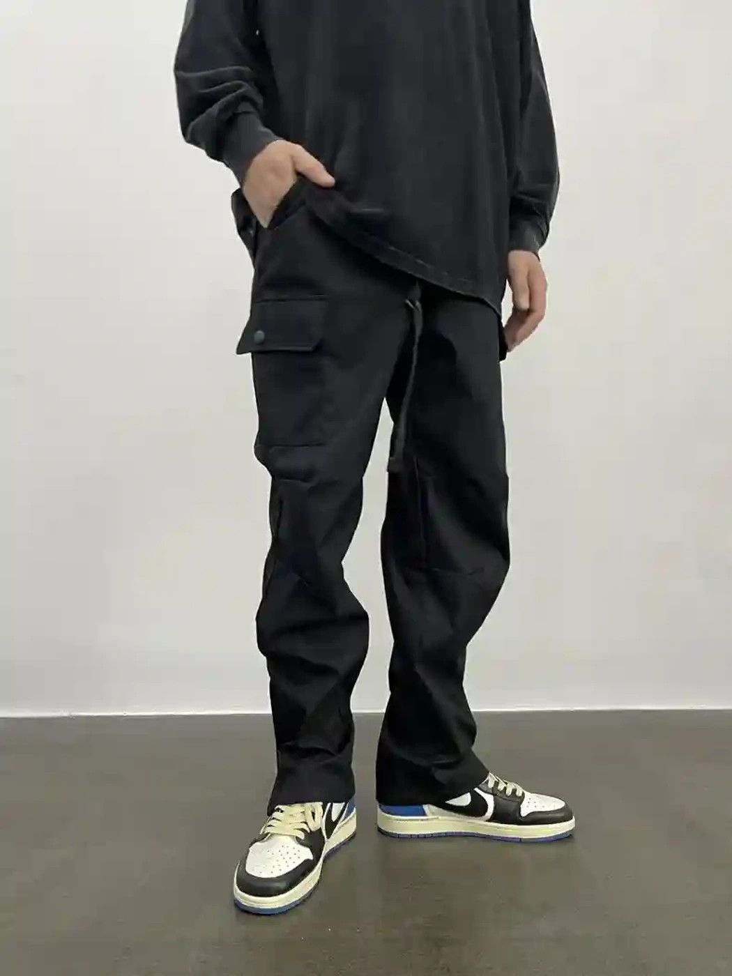 zipper function outdoor sports cargo pants
