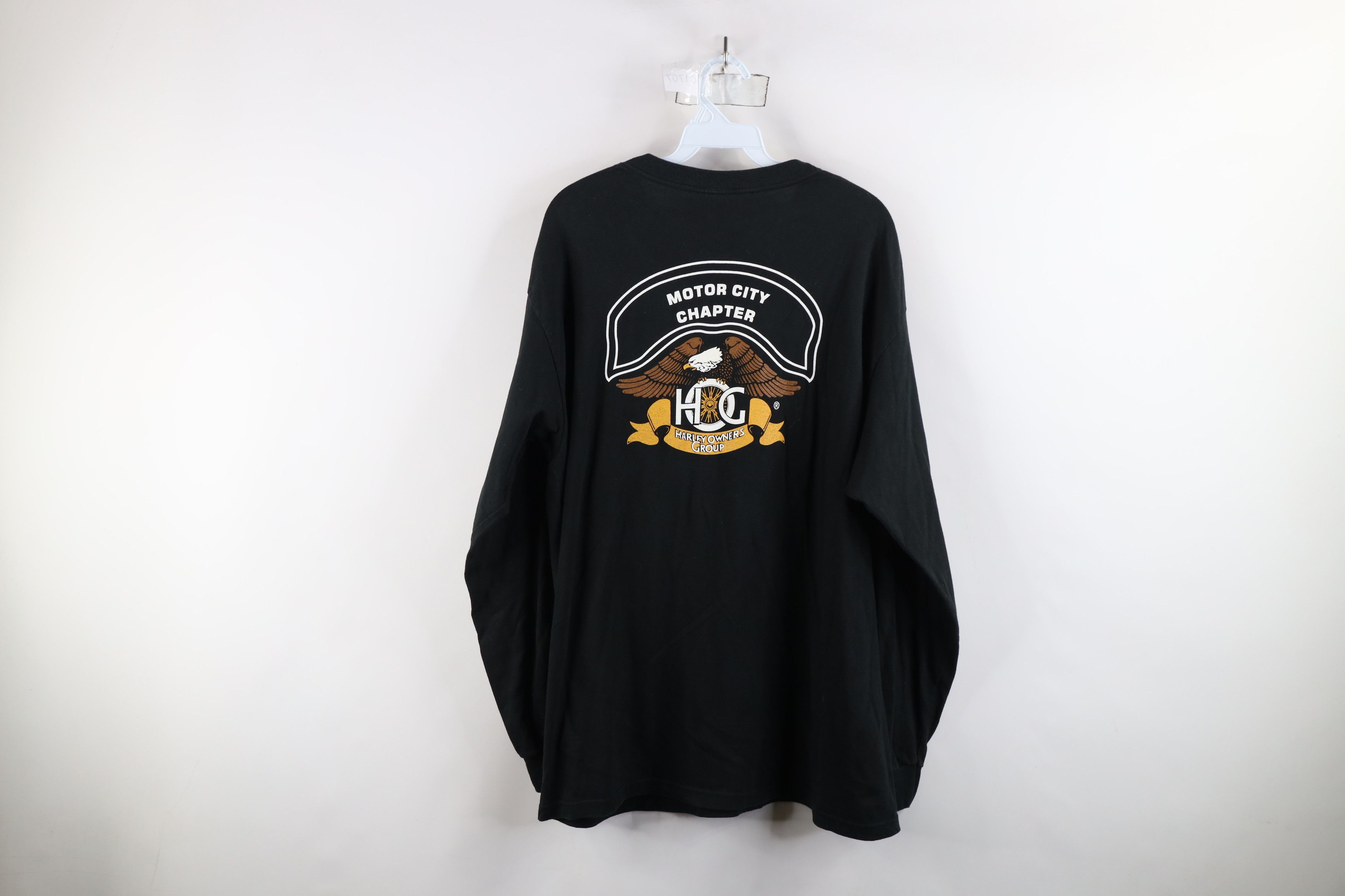 Harley Davidson × Vintage Vintage 90s Harley Davidson Hog Harley Owners Group T-Shirt Size US L / EU 52-54 / 3 - 11 Thumbnail