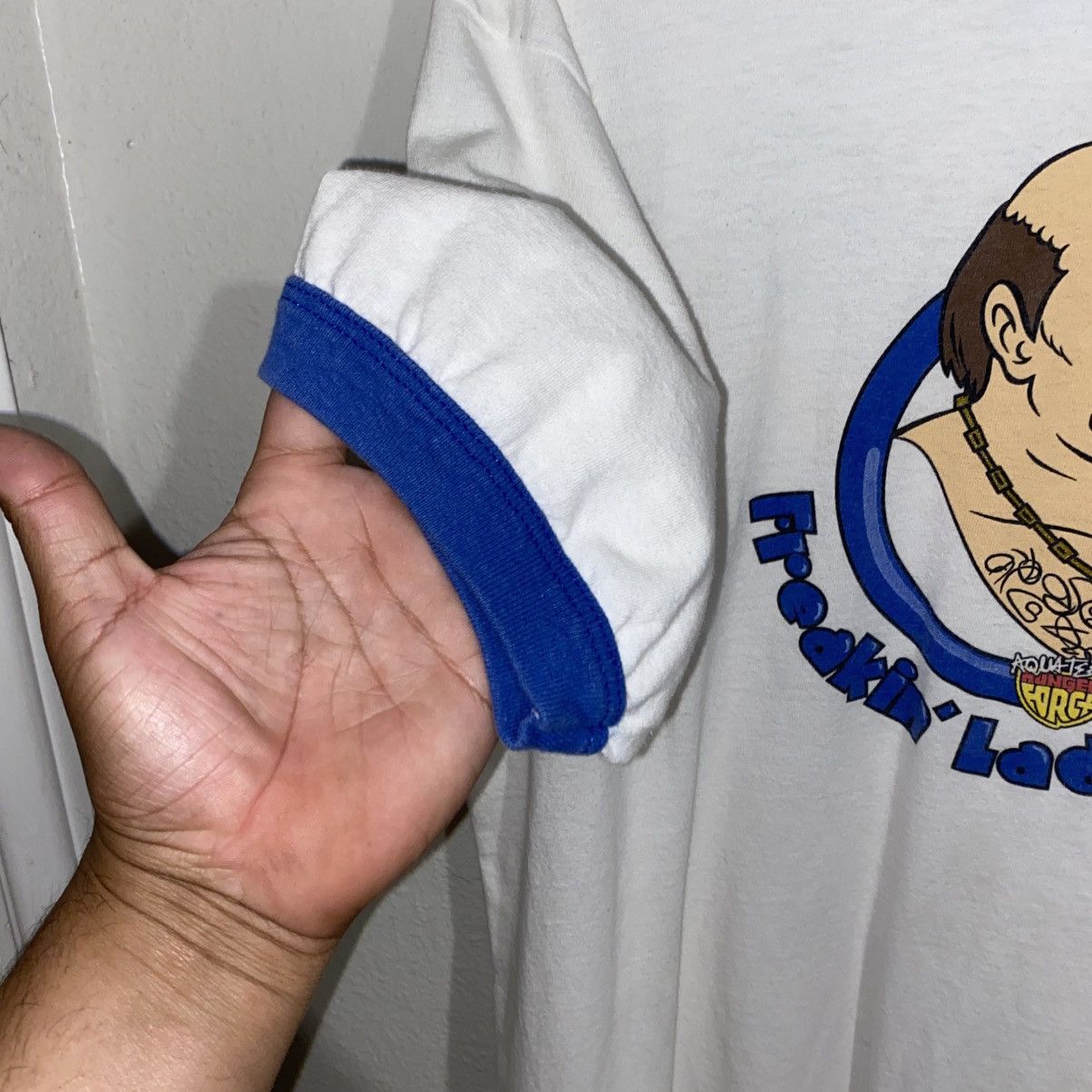 Other Adult Swim Aqua Teen Hunger Force Carl T-Shirt 2000s Vintage Size US L / EU 52-54 / 3 - 3 Thumbnail