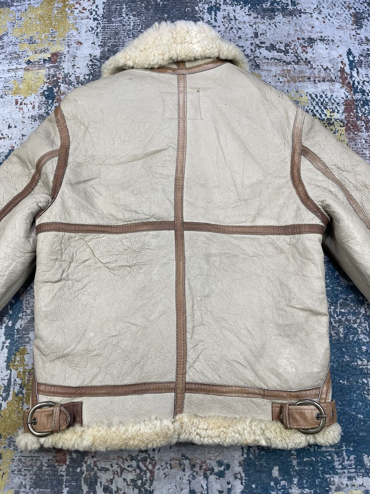 Schott Vtg Schott USAAF Type B-3 Shearling Bombers Size US XXS / EU 40 - 4 Thumbnail