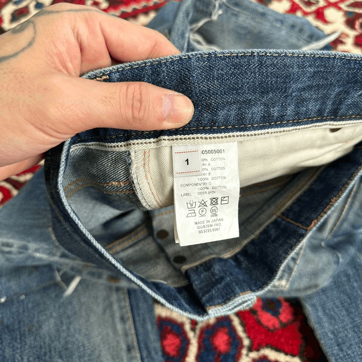 Visvim Sz 1 Visvim 21AW Journeyman Washed Denim-2505 Size US 30 / EU 46 - 7 Thumbnail