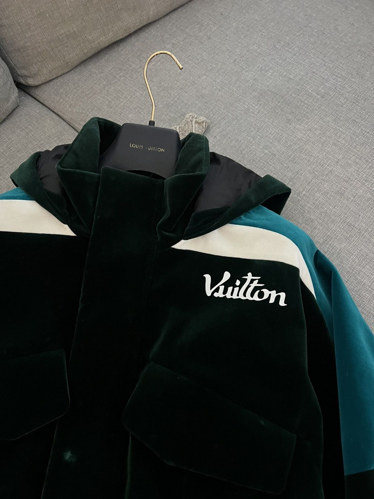 Louis Vuitton Louis Vuitton Men's Technical Tape Velvet Windbreaker Jacket Size US M / EU 48-50 / 2 - 2 Thumbnail