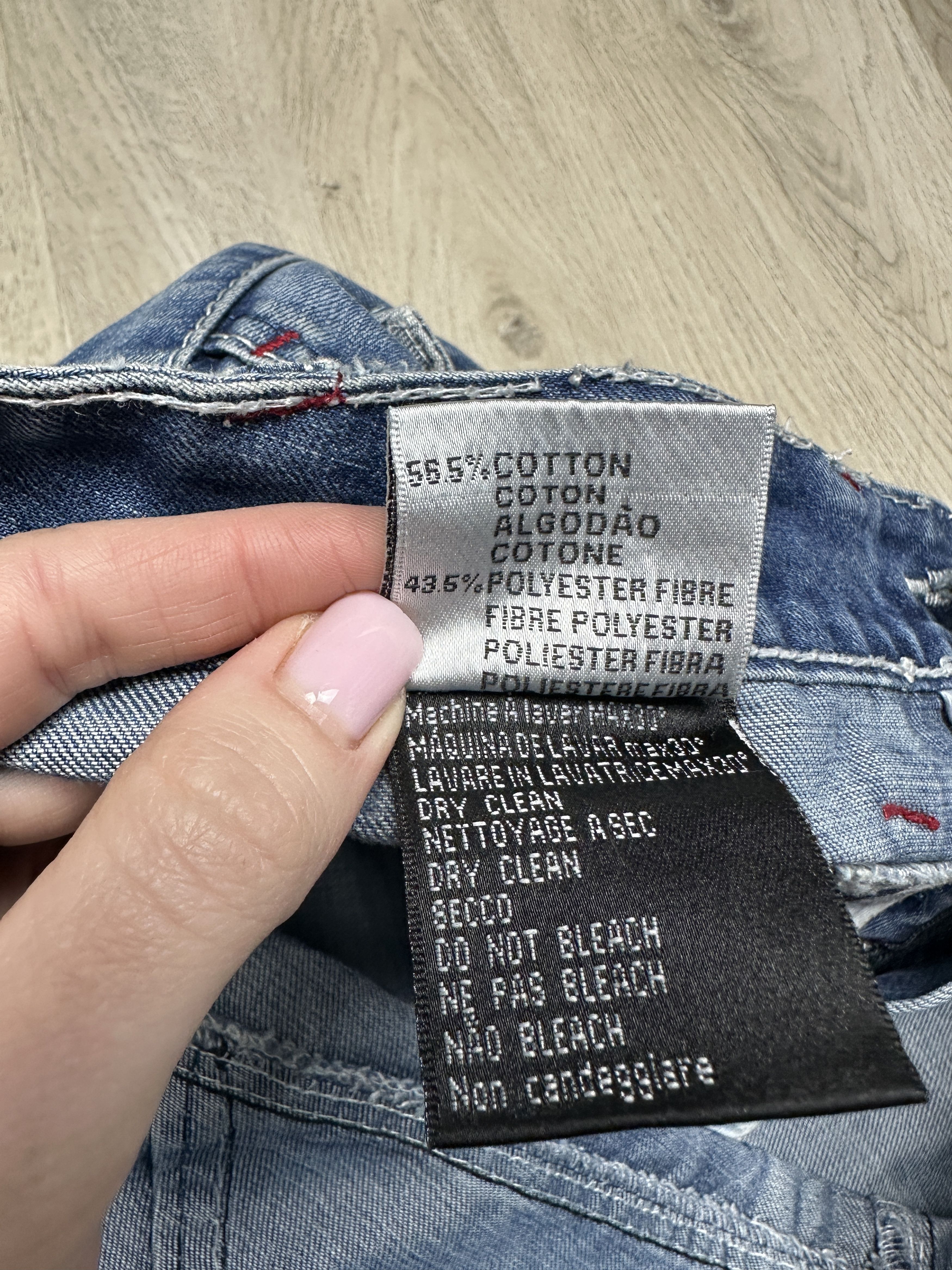 If Six Was Nine K&M Kosmo Lupo Patchwork Denim Pants Jeans Size US 29 - 7 Thumbnail