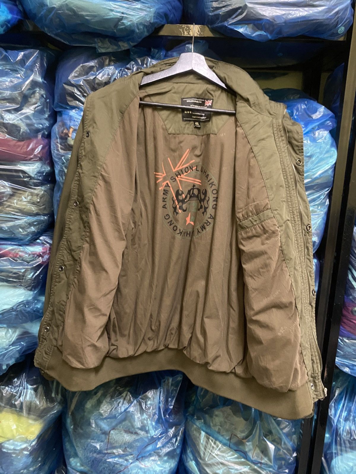 Japanese Brand HAILUKONG ARMY BLOMSON JACKET Size US XXL / EU 58 / 5 - 7 Thumbnail