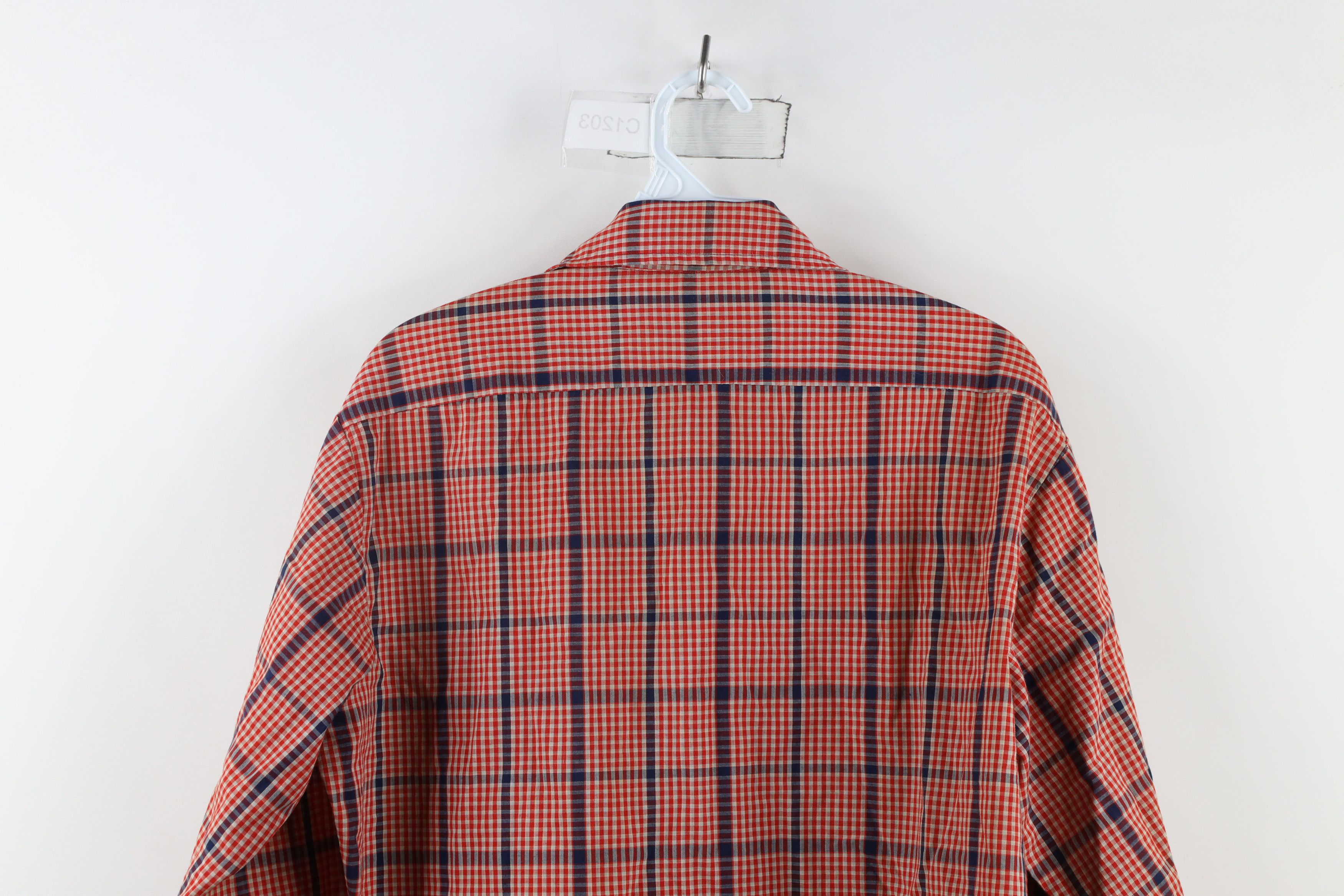 Vintage Vintage 60s 70s Streetwear Rodeo Collared Button Shirt Plaid Size US M / EU 48-50 / 2 - 9 Thumbnail