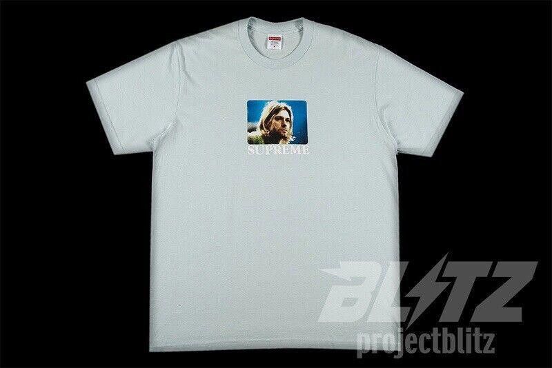 Supreme SS23 SUPREME KURT COBAIN TEE T-SHIRT PALE BLUE S SMALL 2023 Size US S / EU 44-46 / 1 - 2 Thumbnail