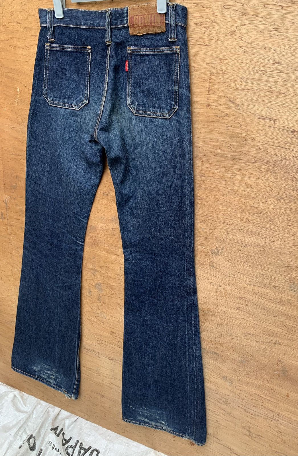 Edwin × Vintage Vintage Edwin Super Flare Bush Pant Bell Bottom Denim Size US 28 / EU 44 - 8 Thumbnail